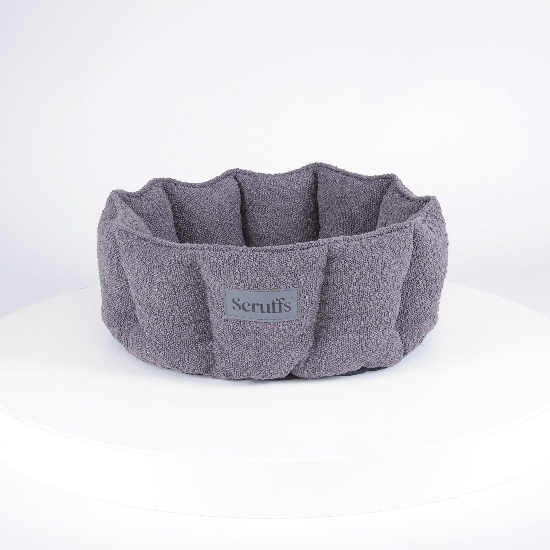 Boucle Cat Bed - Slate Grey Cat Bed Scruffs® 
