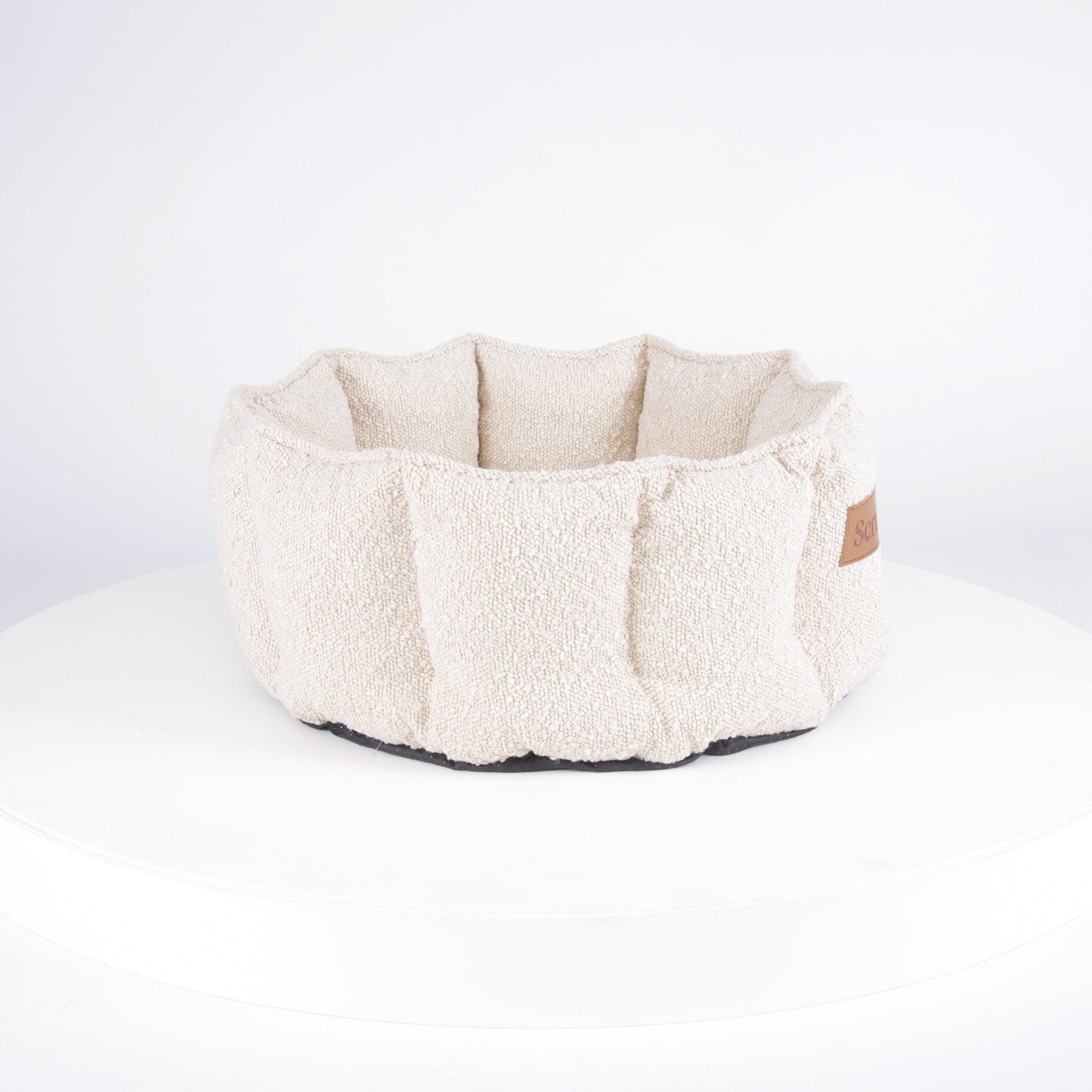 Boucle Cat Bed - Ivory Cat Bed Scruffs® 