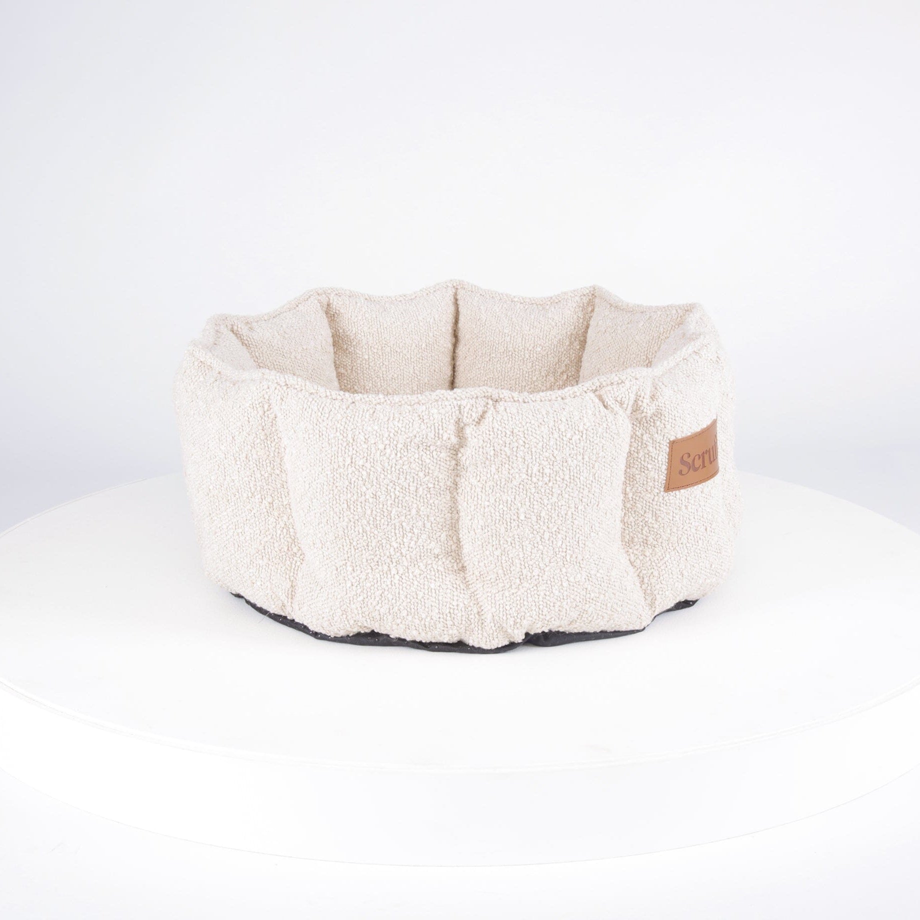 Boucle Cat Bed - Ivory Cat Bed Scruffs® 