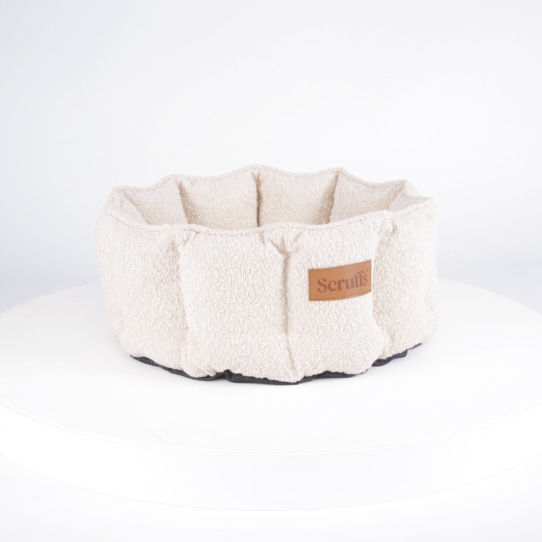 Boucle Cat Bed - Ivory Cat Bed Scruffs® 