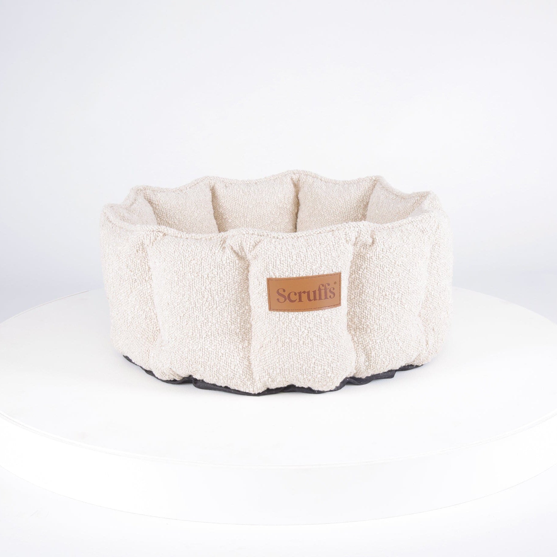 Boucle Cat Bed - Ivory Cat Bed Scruffs® 