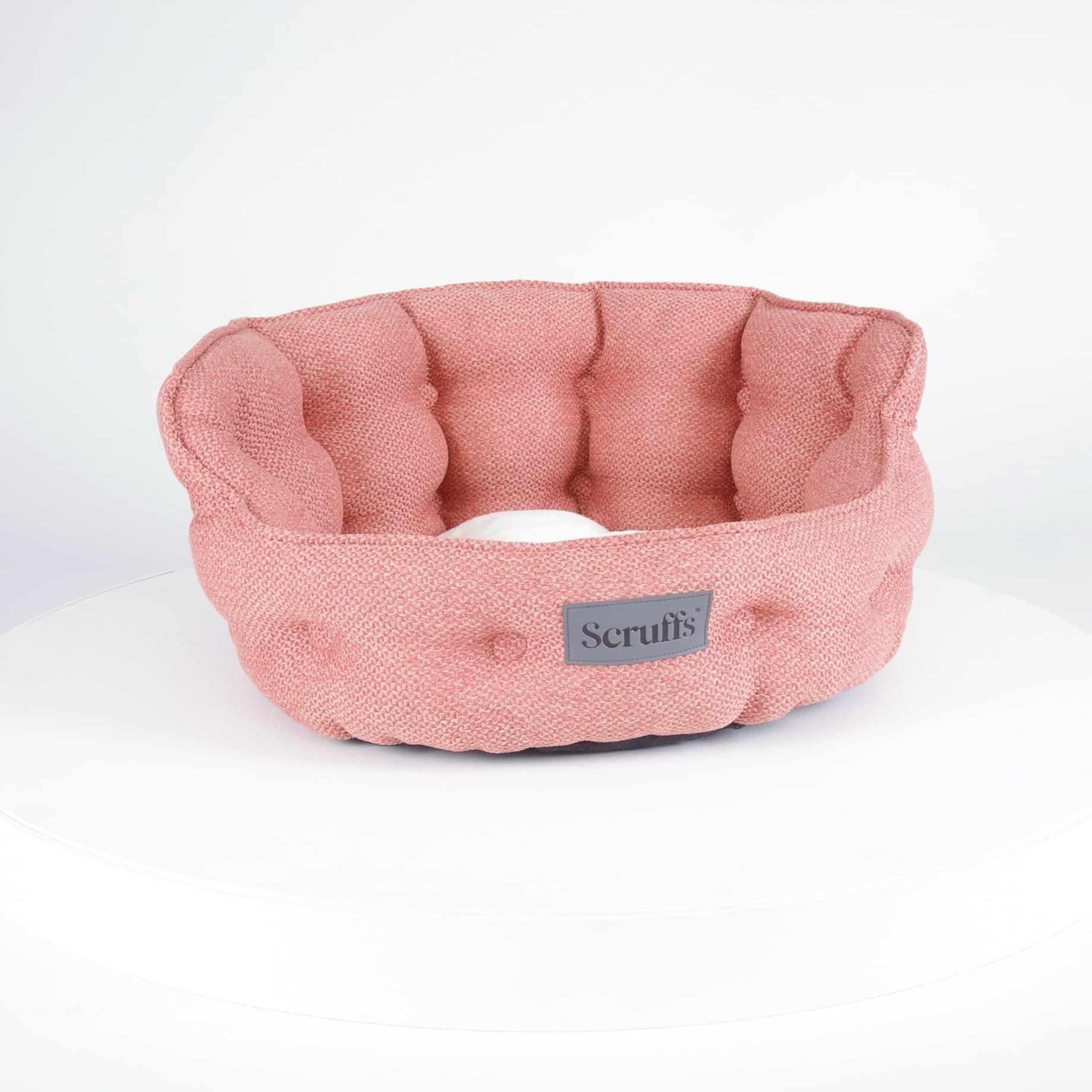 Seattle Cat Bed - Coral Pink Cat Bed Scruffs® 
