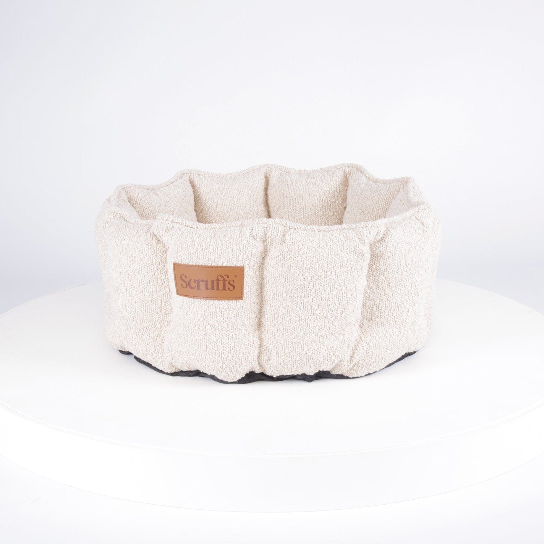 Boucle Cat Bed - Ivory Cat Bed Scruffs® 