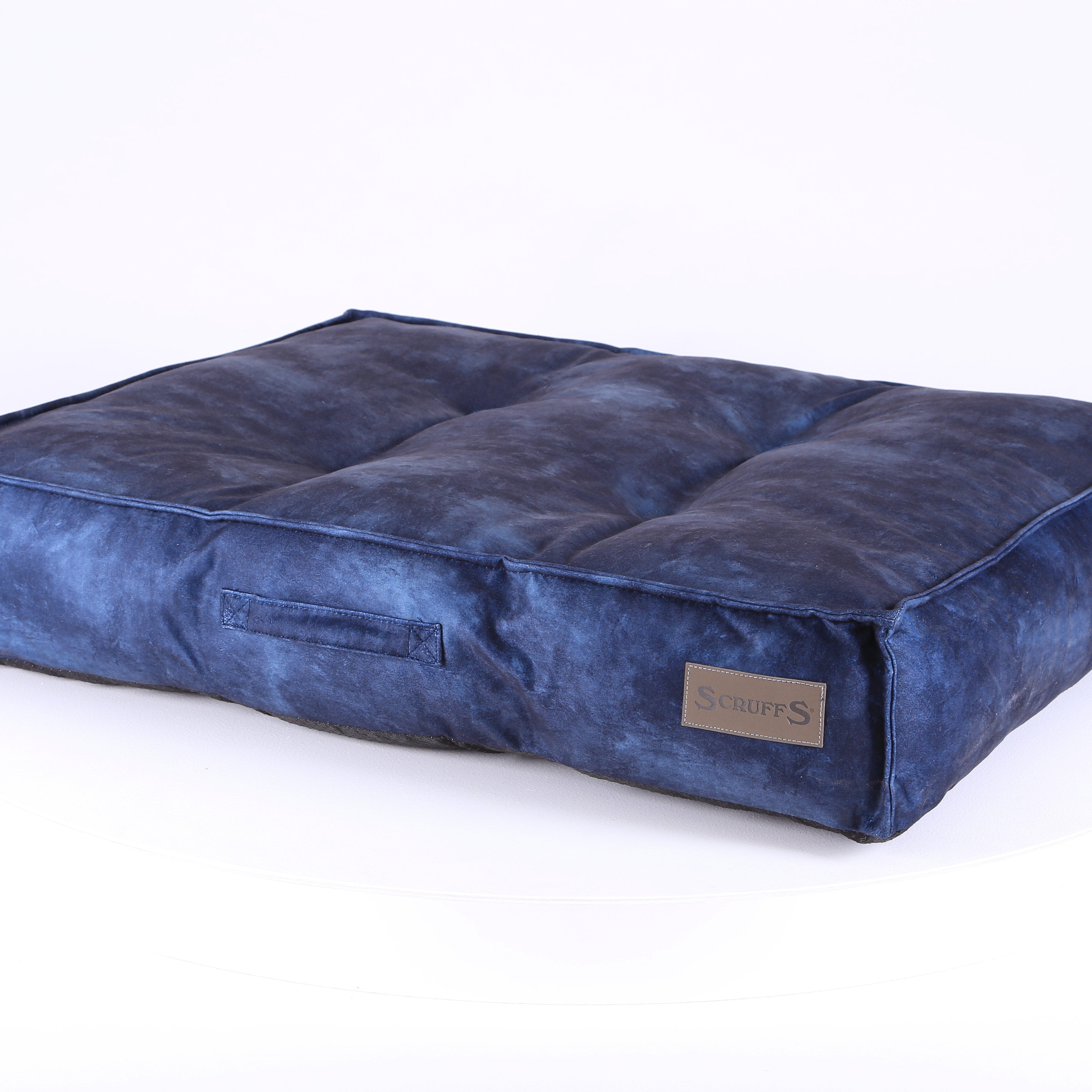 Kensington Mattress - Navy Dog Bed Scruffs® 