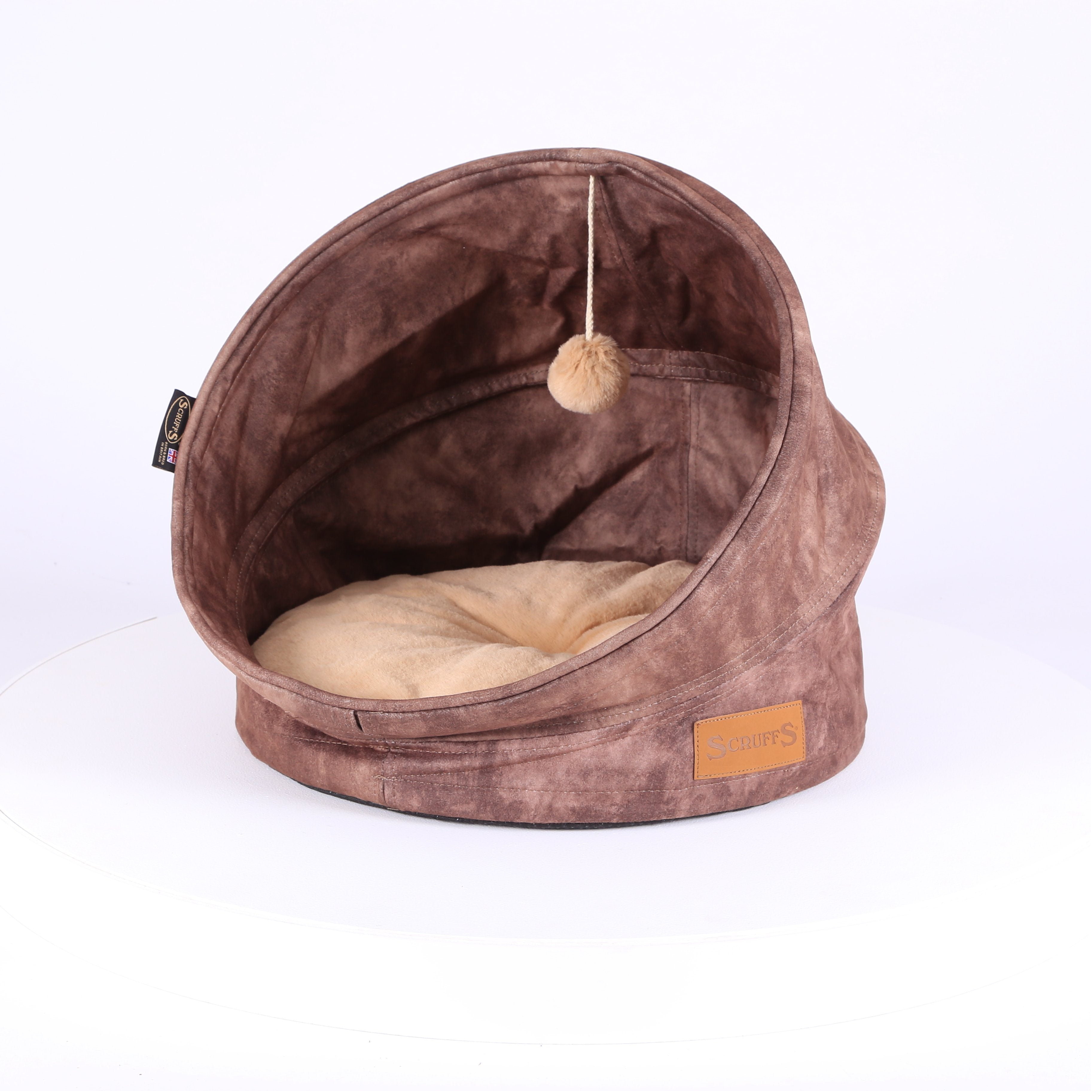 Kensington Cat Bed - Chocolate Cat Bed Scruffs® 