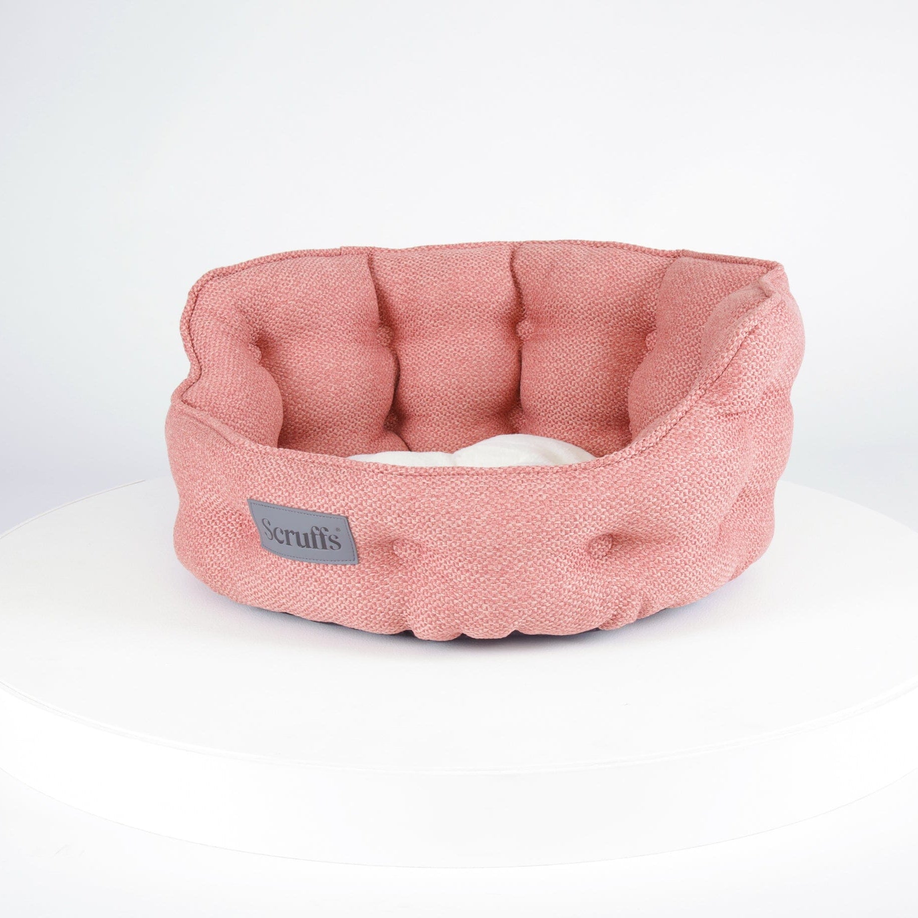 Seattle Cat Bed - Coral Pink Cat Bed Scruffs® 