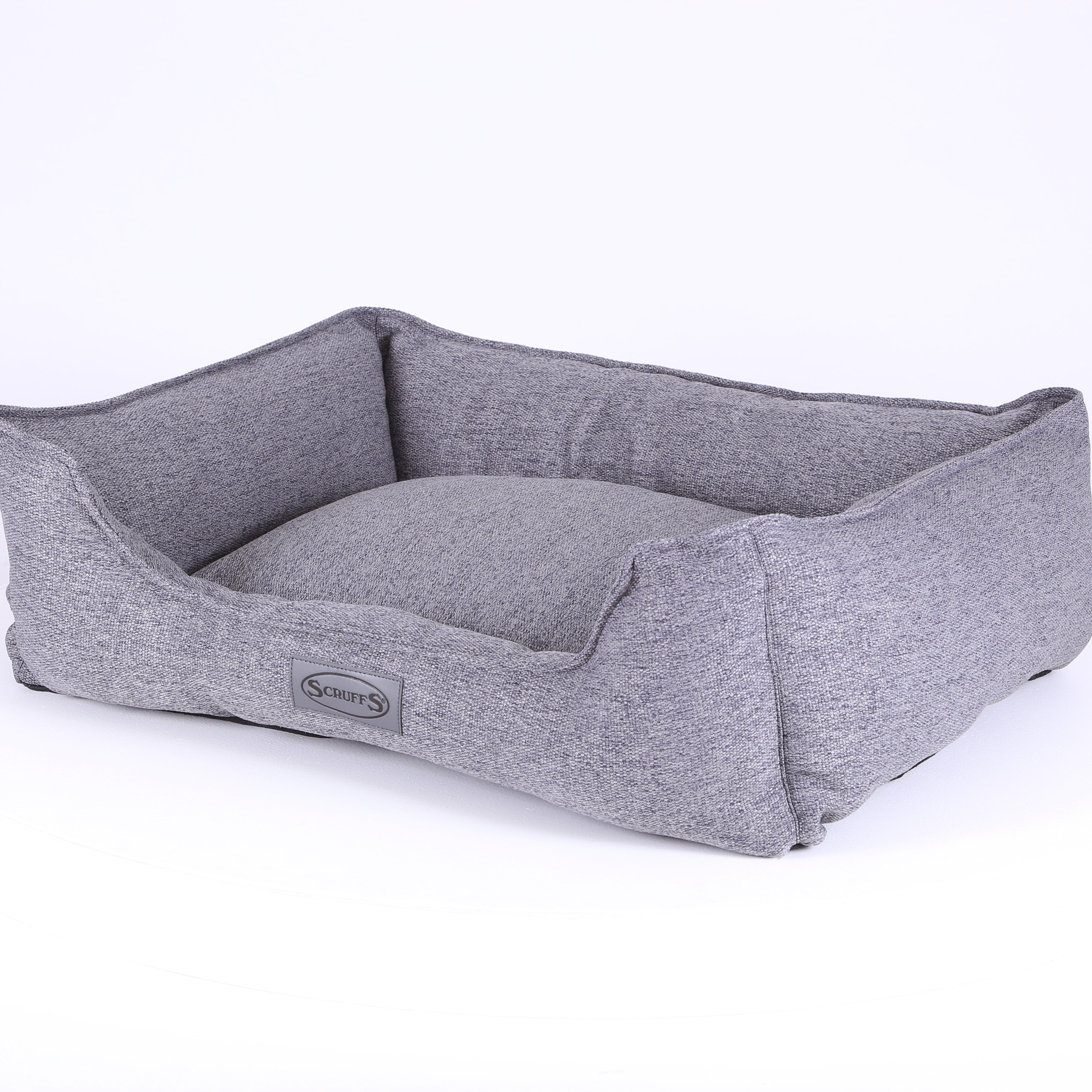 Manhattan Box Bed - Dark Grey Dog Bed Scruffs® 