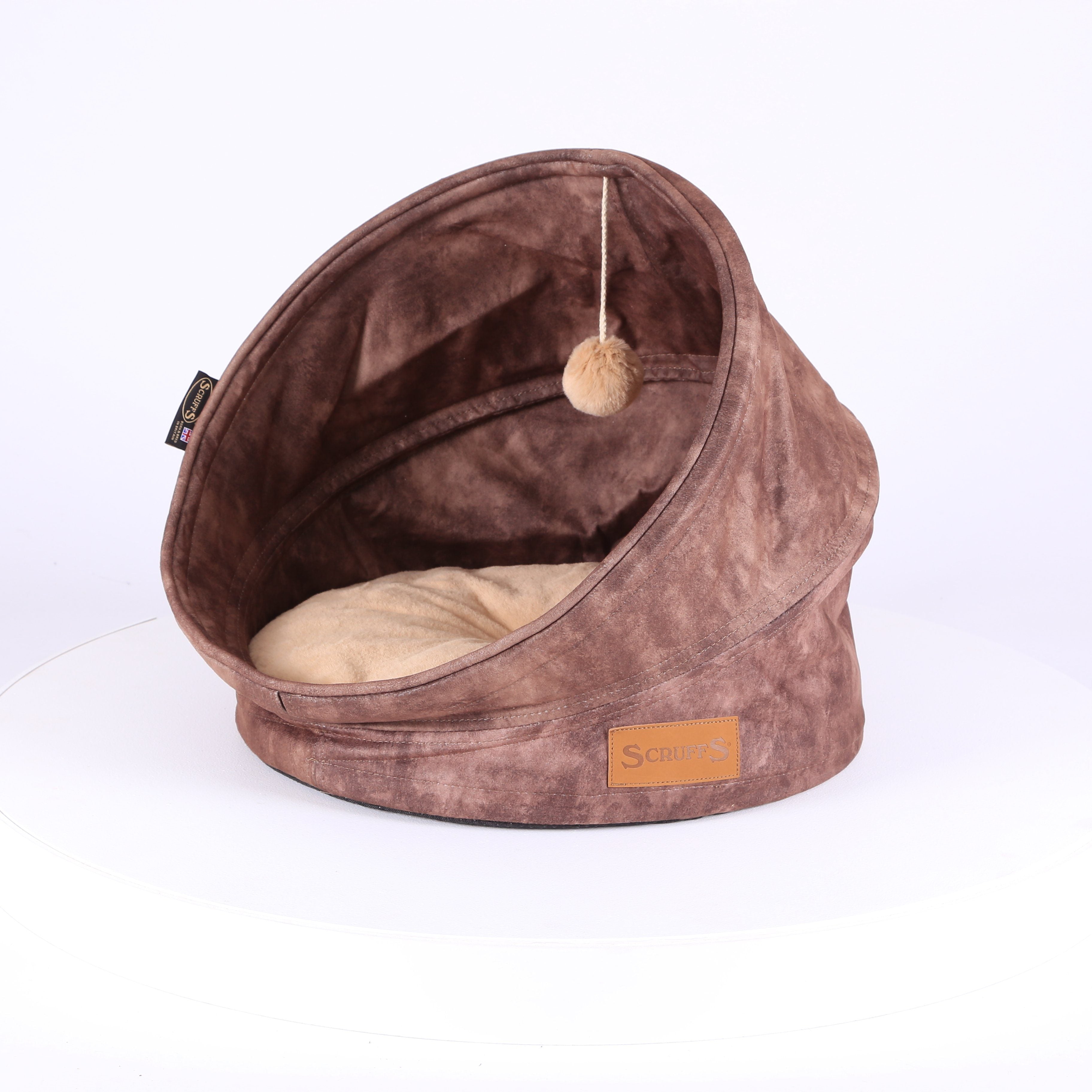 Kensington Cat Bed - Chocolate Cat Bed Scruffs® 