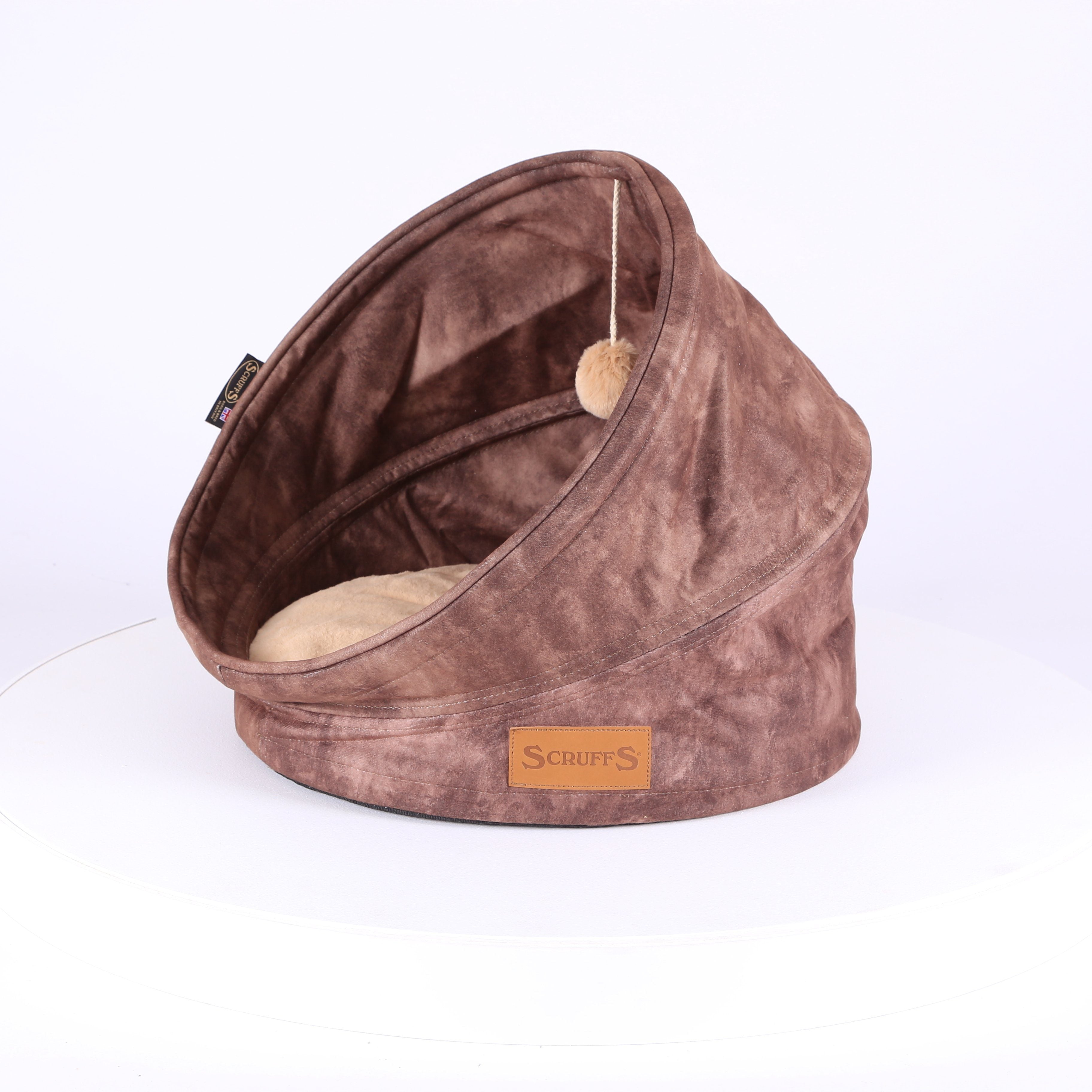 Kensington Cat Bed - Chocolate Cat Bed Scruffs® 