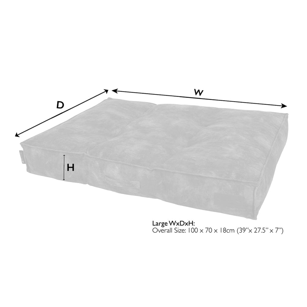 Kensington Mattress - Navy Dog Bed Scruffs® 