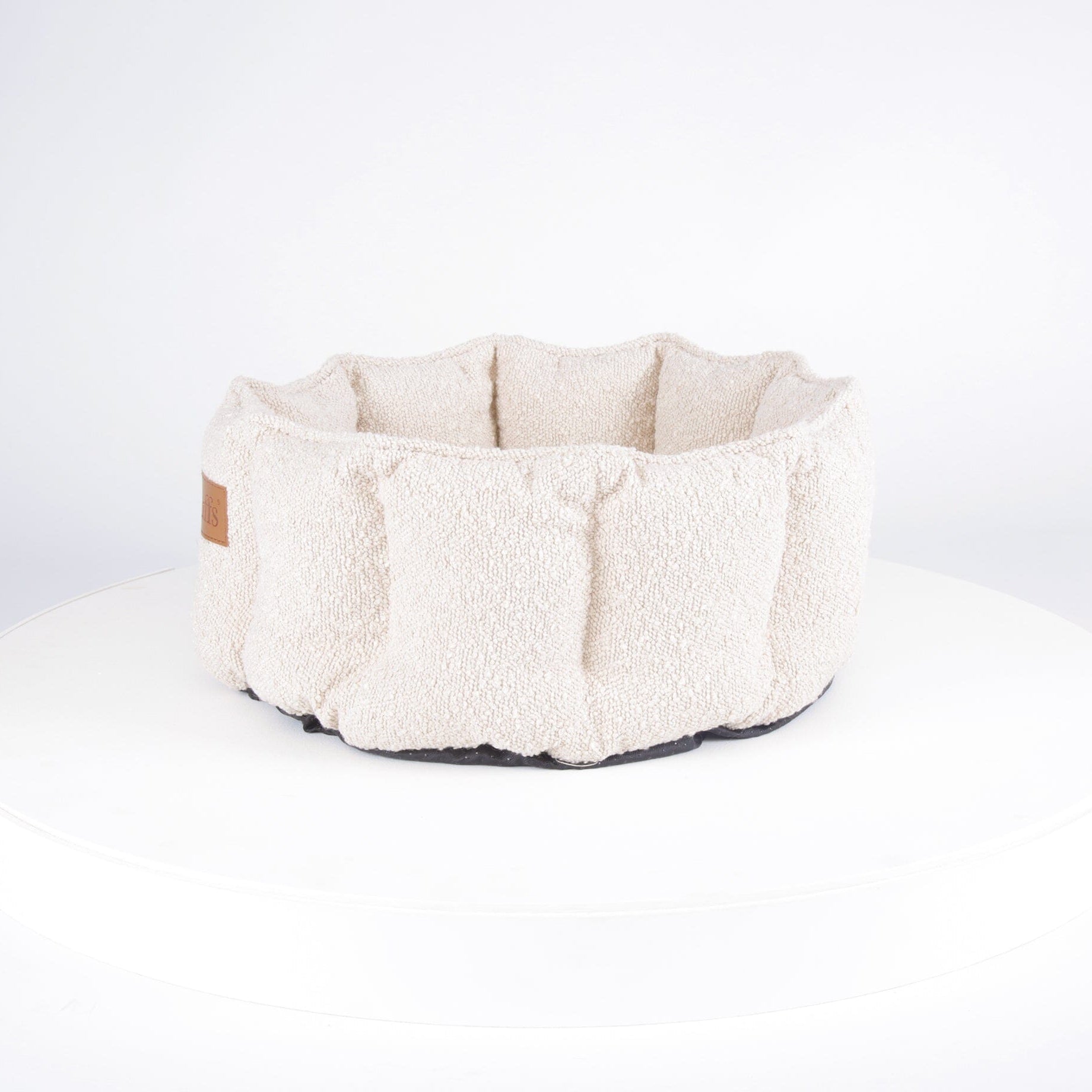 Boucle Cat Bed - Ivory Cat Bed Scruffs® 