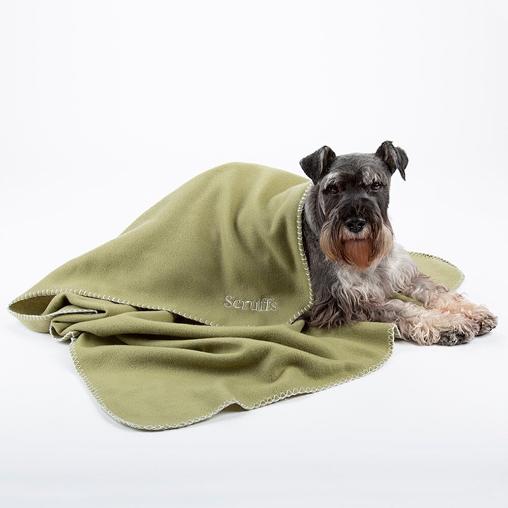 Expedition Fleece Pet Blanket - Khaki Green Scruffs®