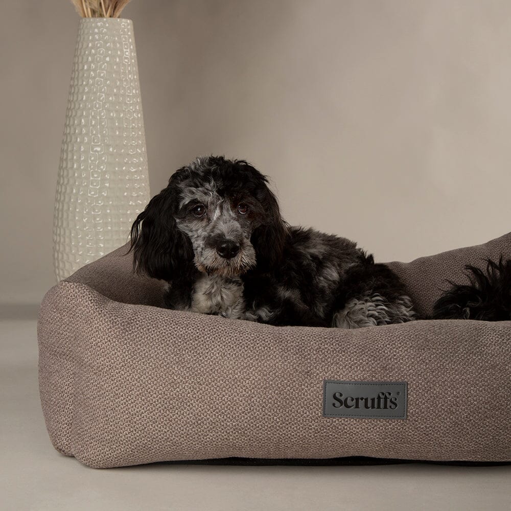 Seattle Box Bed - Stone Grey Dog Bed Scruffs® 