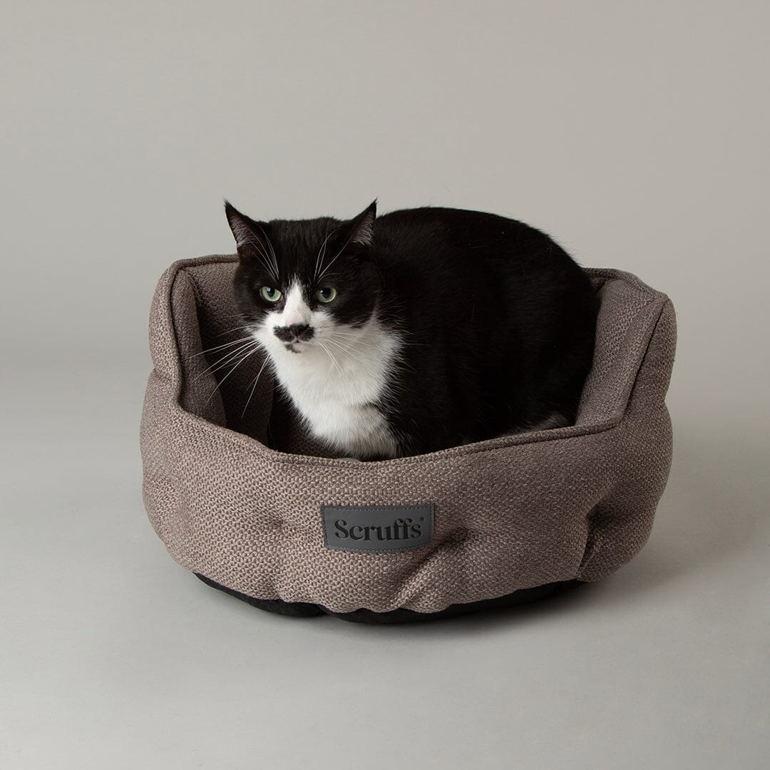 Seattle Cat Bed - Stone Grey Cat Bed Scruffs® 