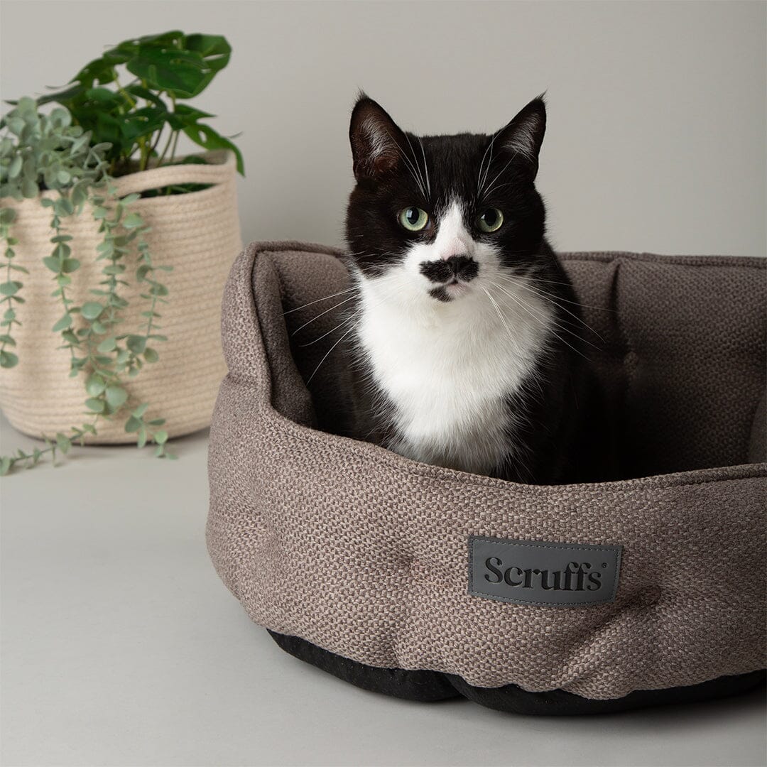 Seattle Cat Bed - Stone Grey Cat Bed Scruffs® 