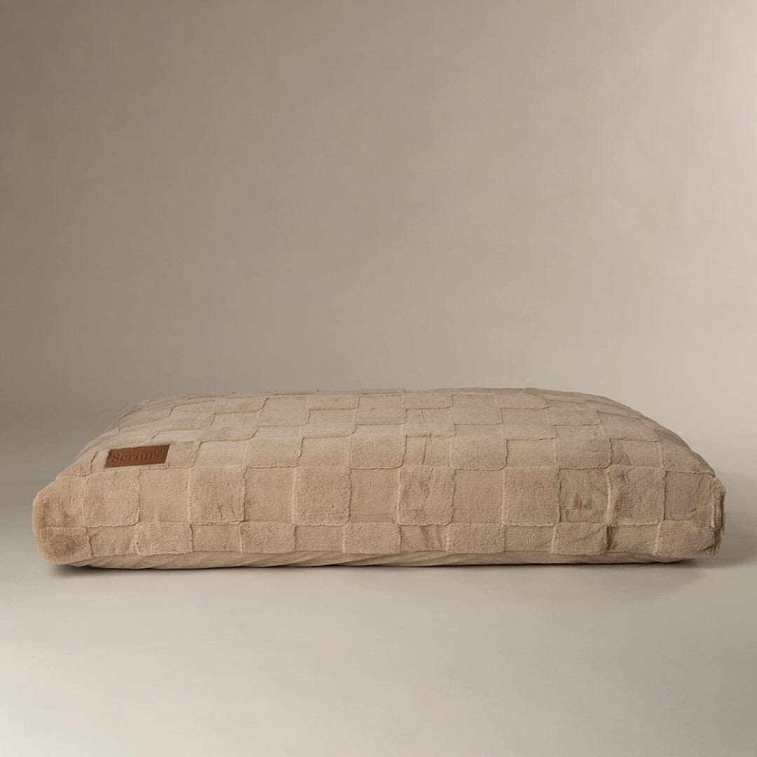 Scruffs Oxford Orthopedic Mattress - Beige Dog Bed - Large Dog Bed 