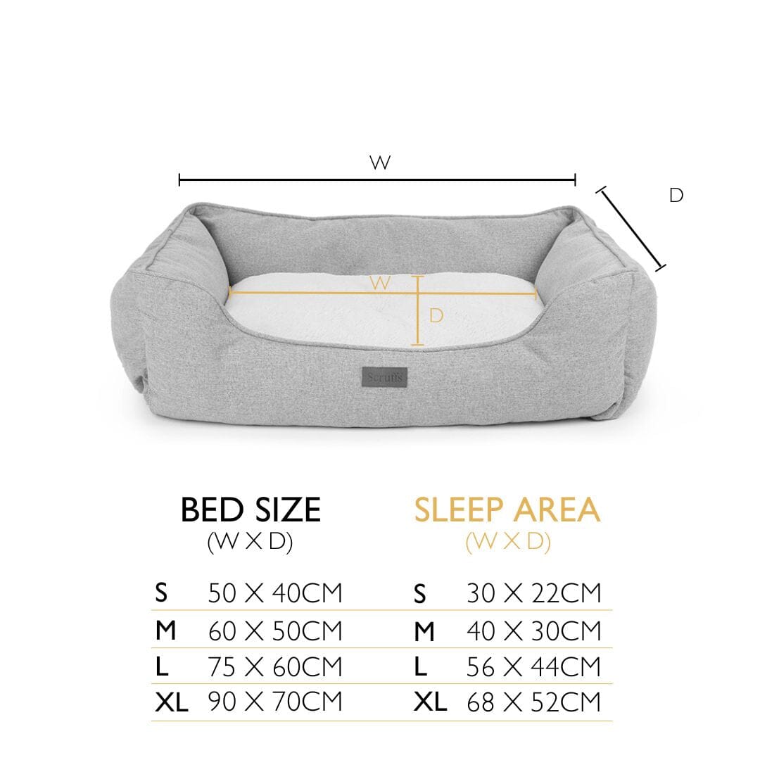 Harmony Box Bed - Tan Dog Beds petslovescruffs 