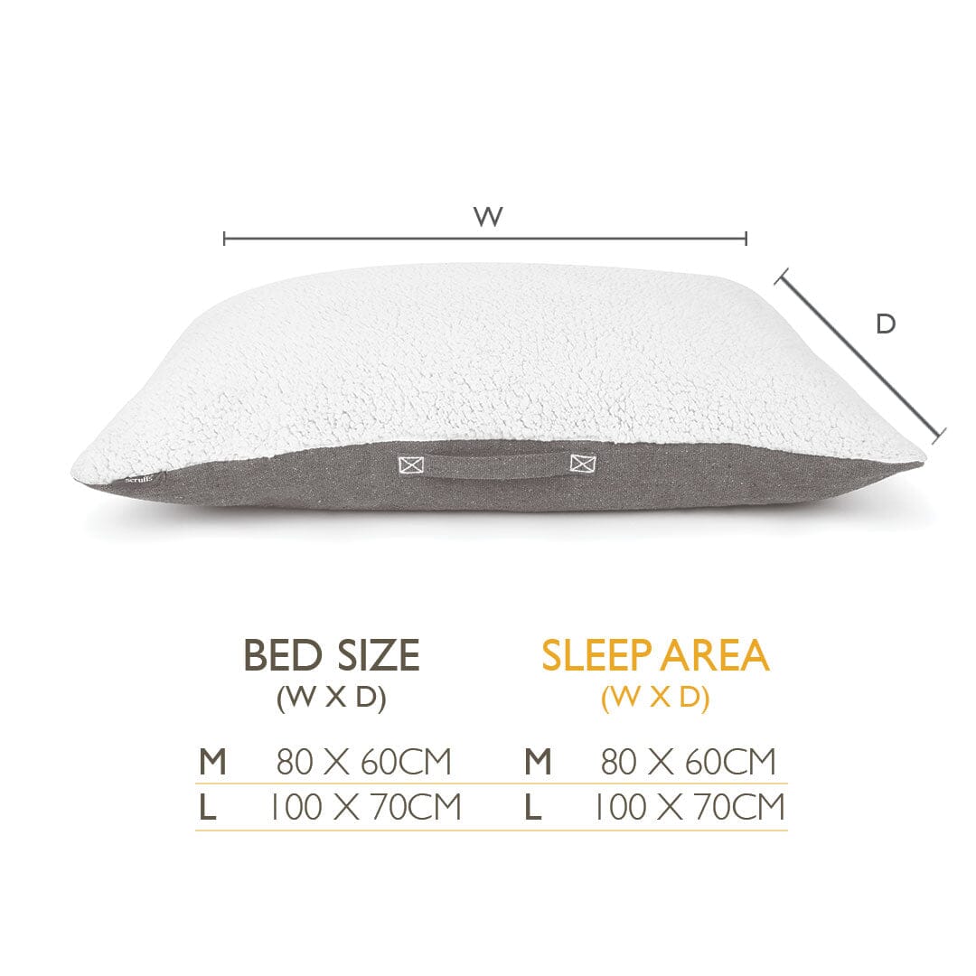 Eden Pillow Bed - Charcoal Grey Dog Beds Scruffs® 