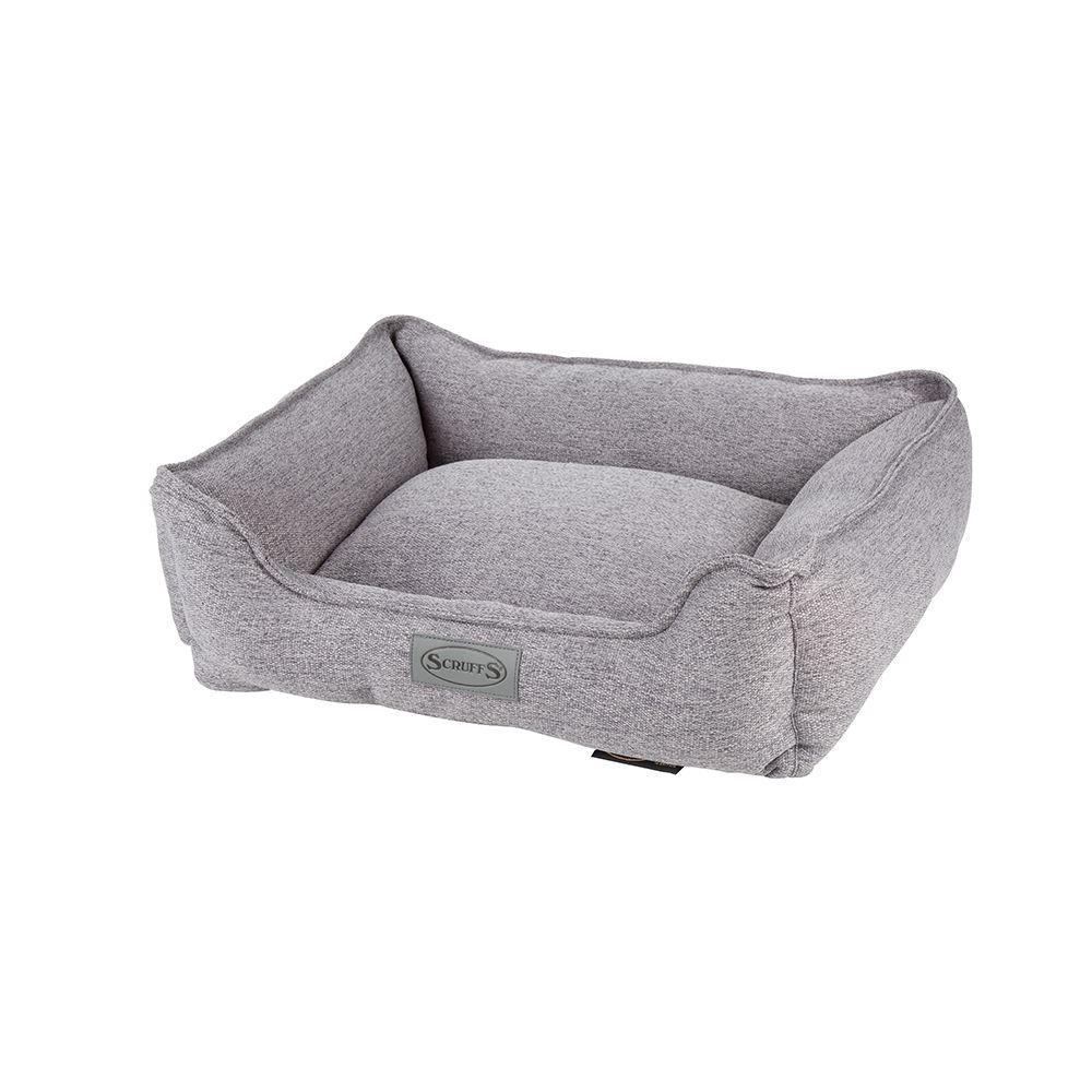 Manhattan Box Bed - Dark Grey Dog Bed Scruffs® Medium (60 x 50cm / 24" x 19.5") 