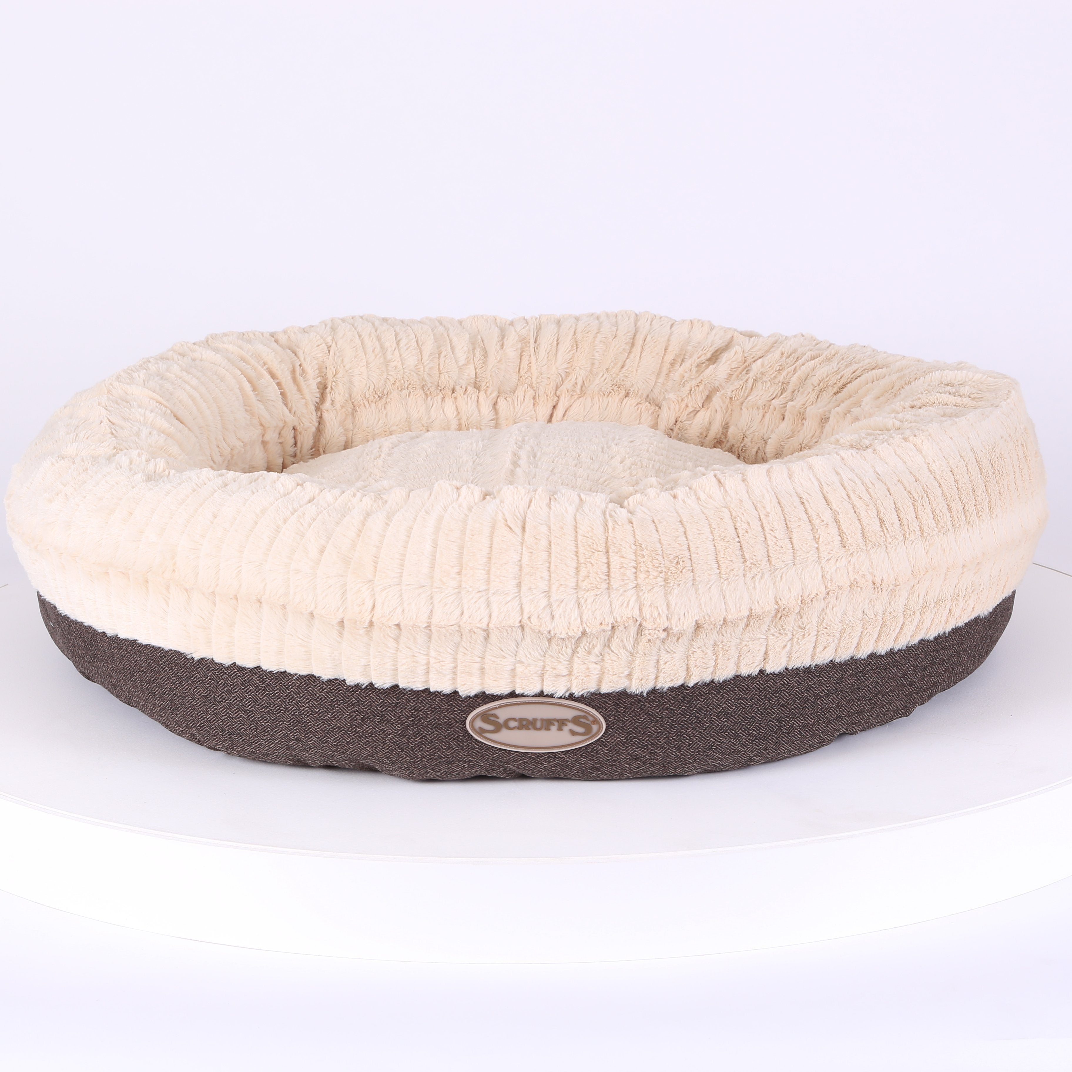 Ellen Donut Bed - Grey Dog Bed Scruffs® 