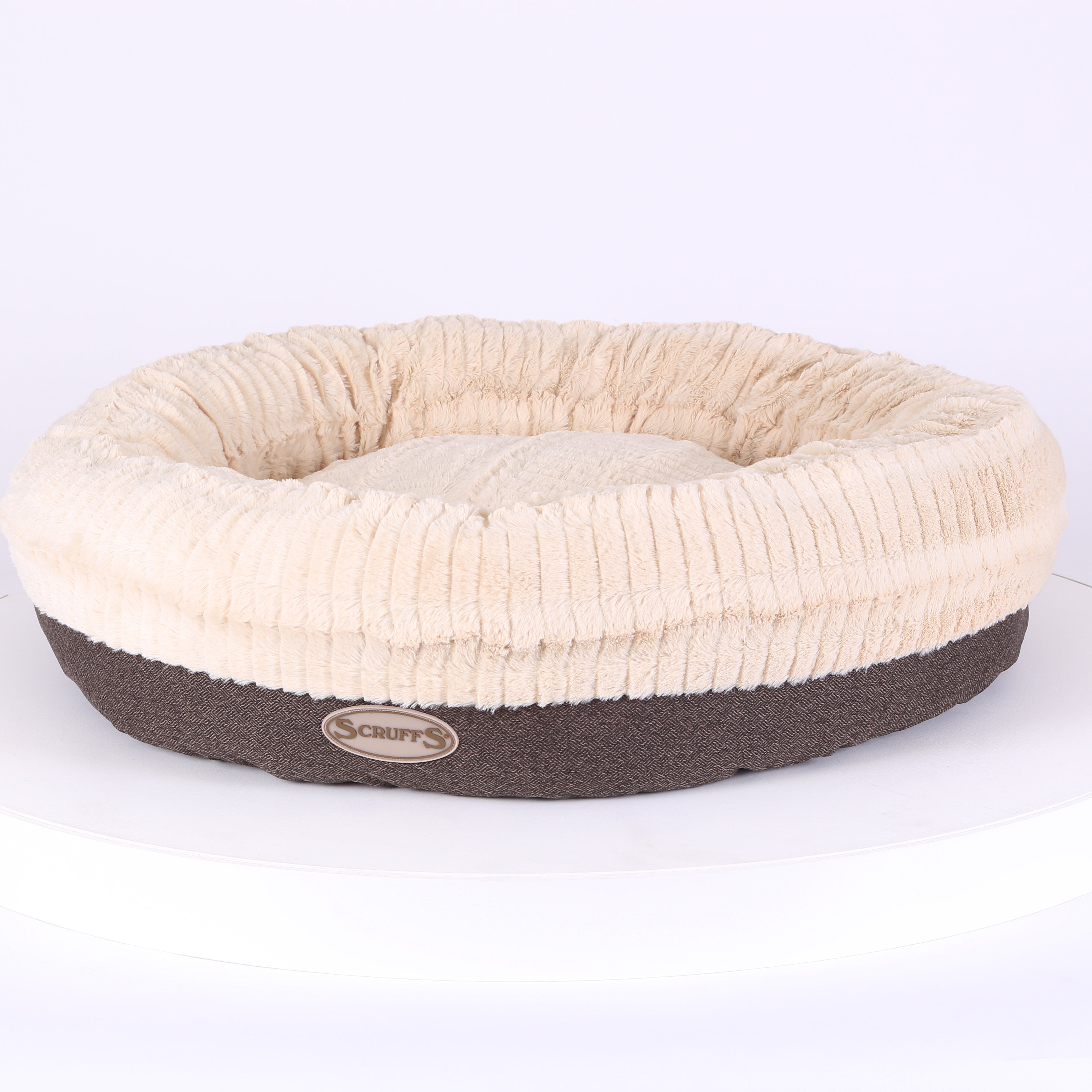 Ellen Donut Bed - Grey Dog Bed Scruffs® 