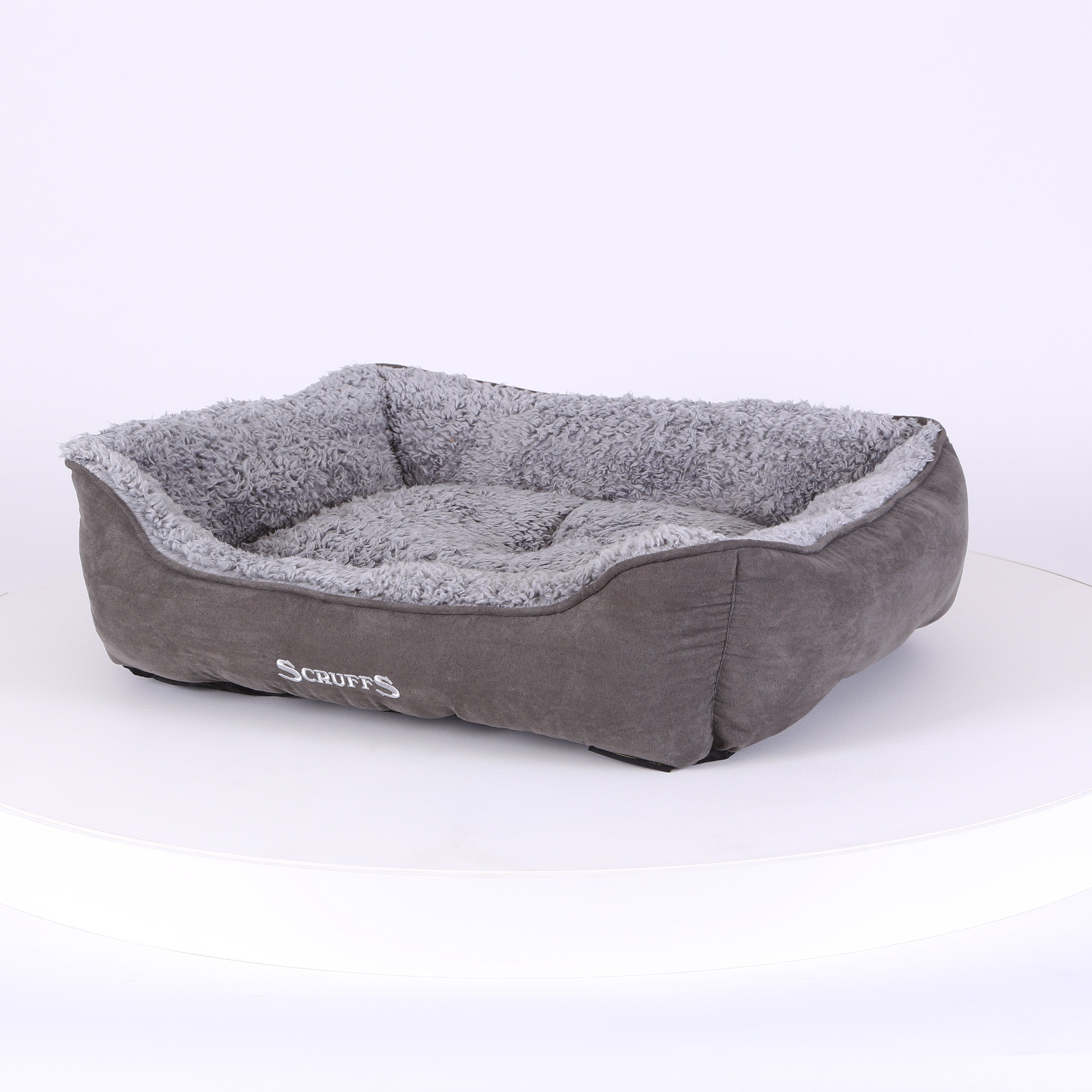 Cosy Soft-Walled Dog Bed - Grey Dog Bed Scruffs® 