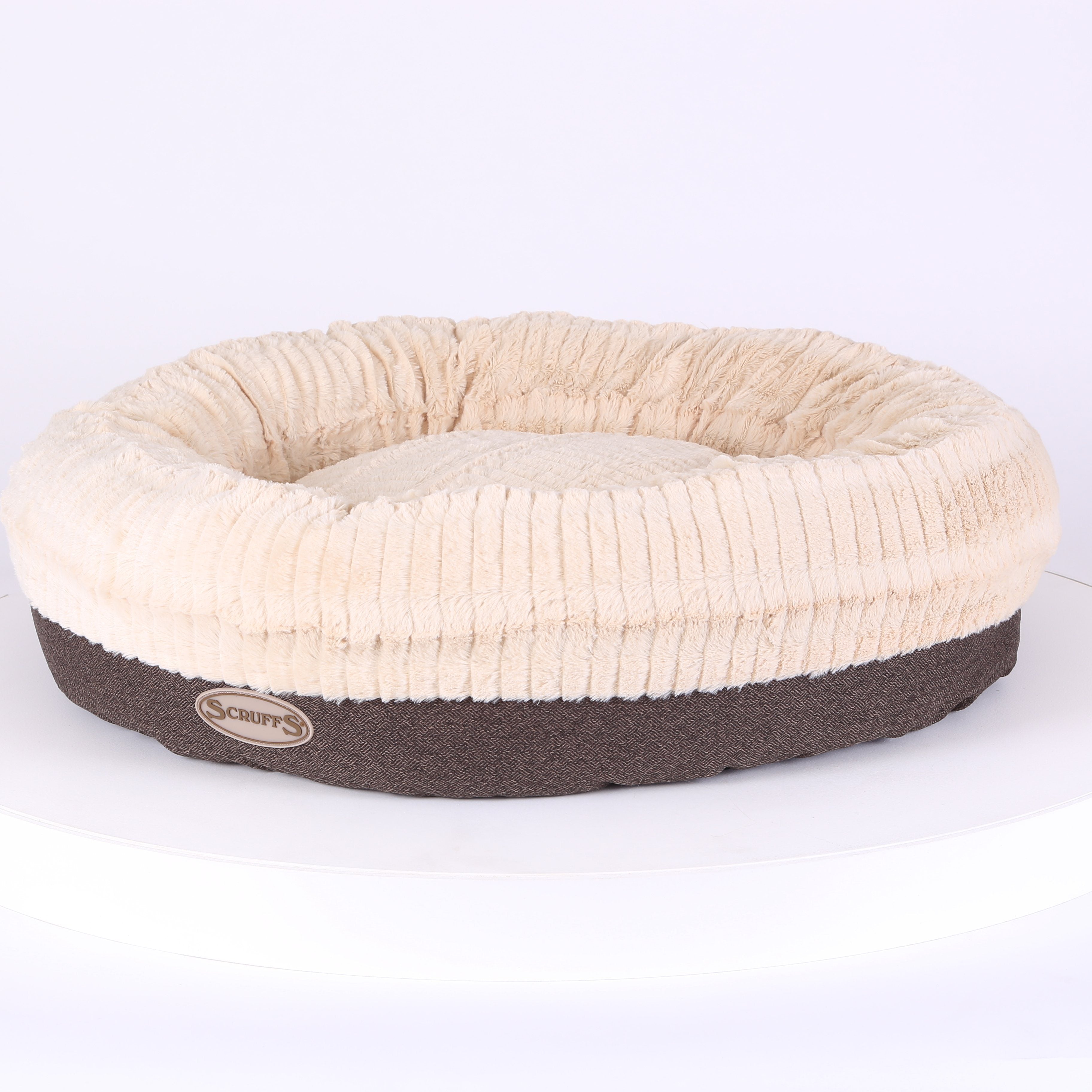 Ellen Donut Bed - Grey Dog Bed Scruffs® 