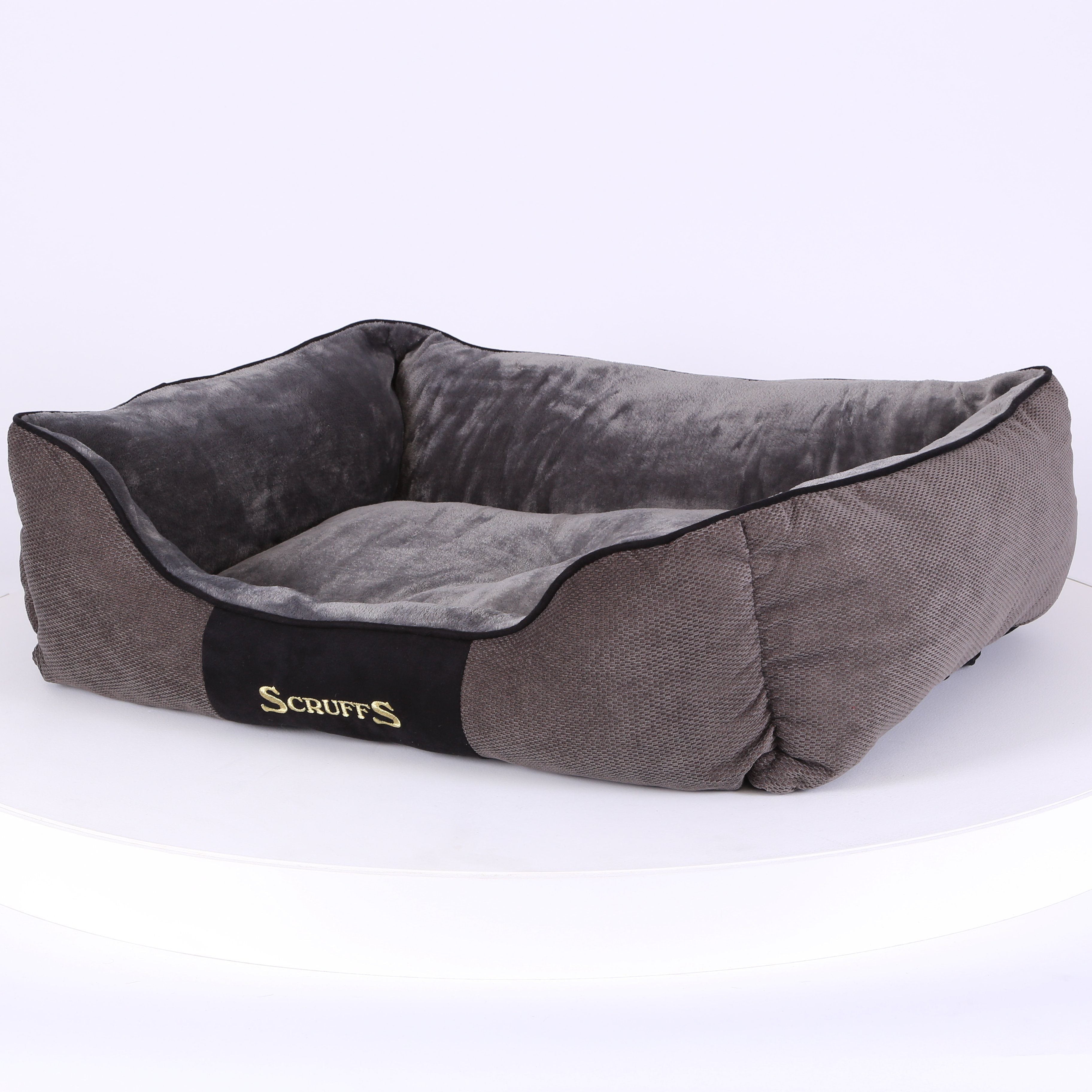 Chester Box Dog Bed - Graphite Grey Dog Bed Scruffs® 