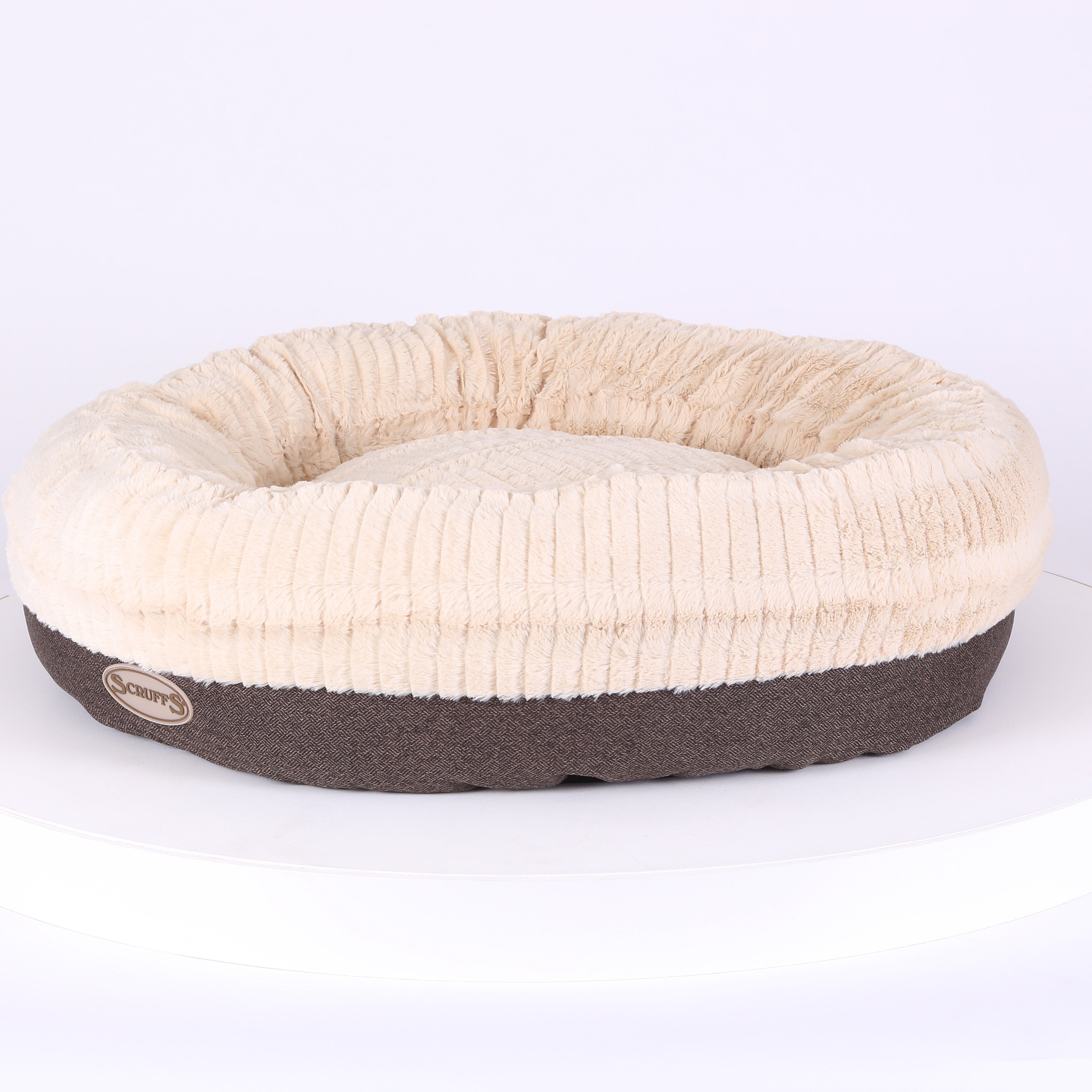 Ellen Donut Bed - Grey Dog Bed Scruffs® 