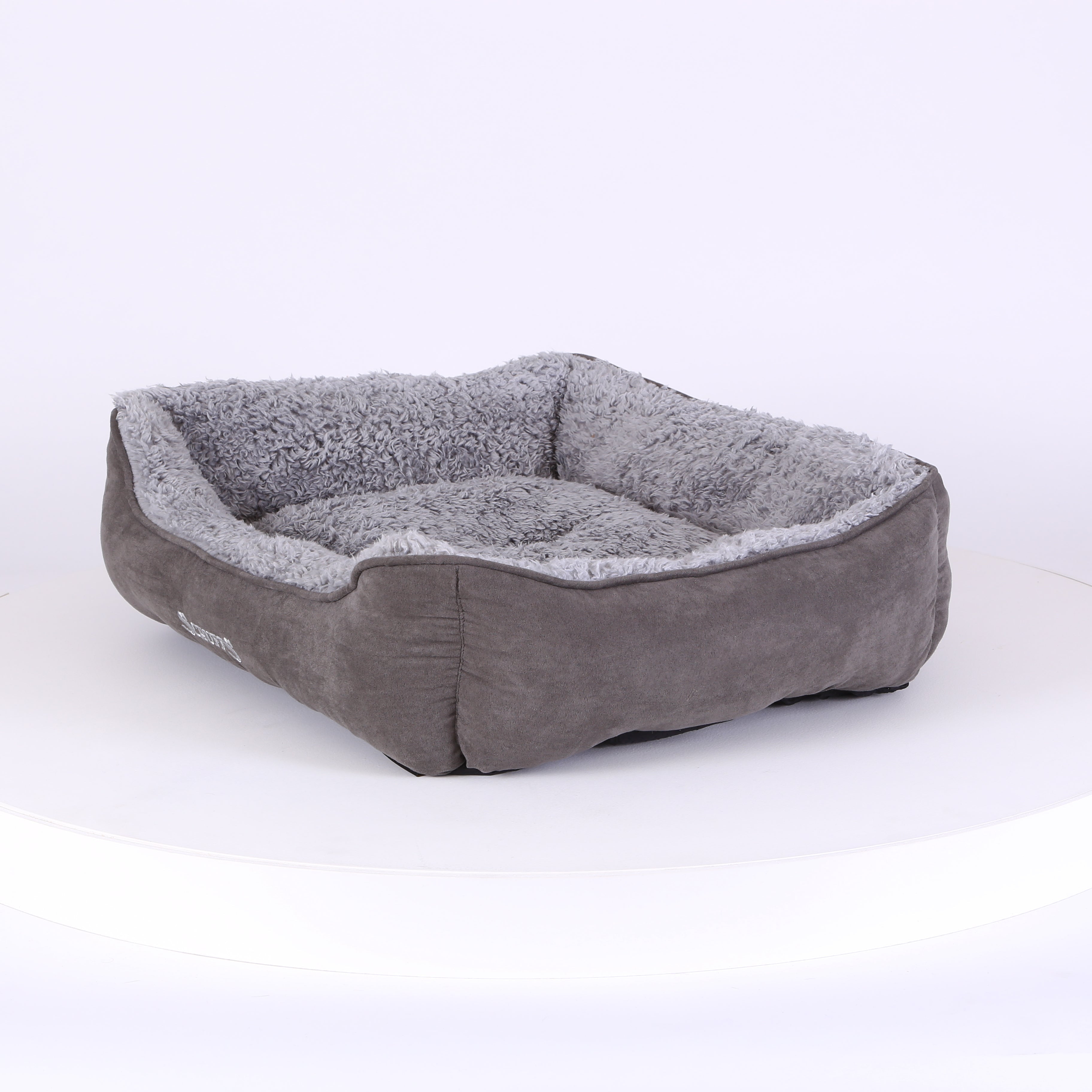 Cosy Soft-Walled Dog Bed - Grey Dog Bed Scruffs® 