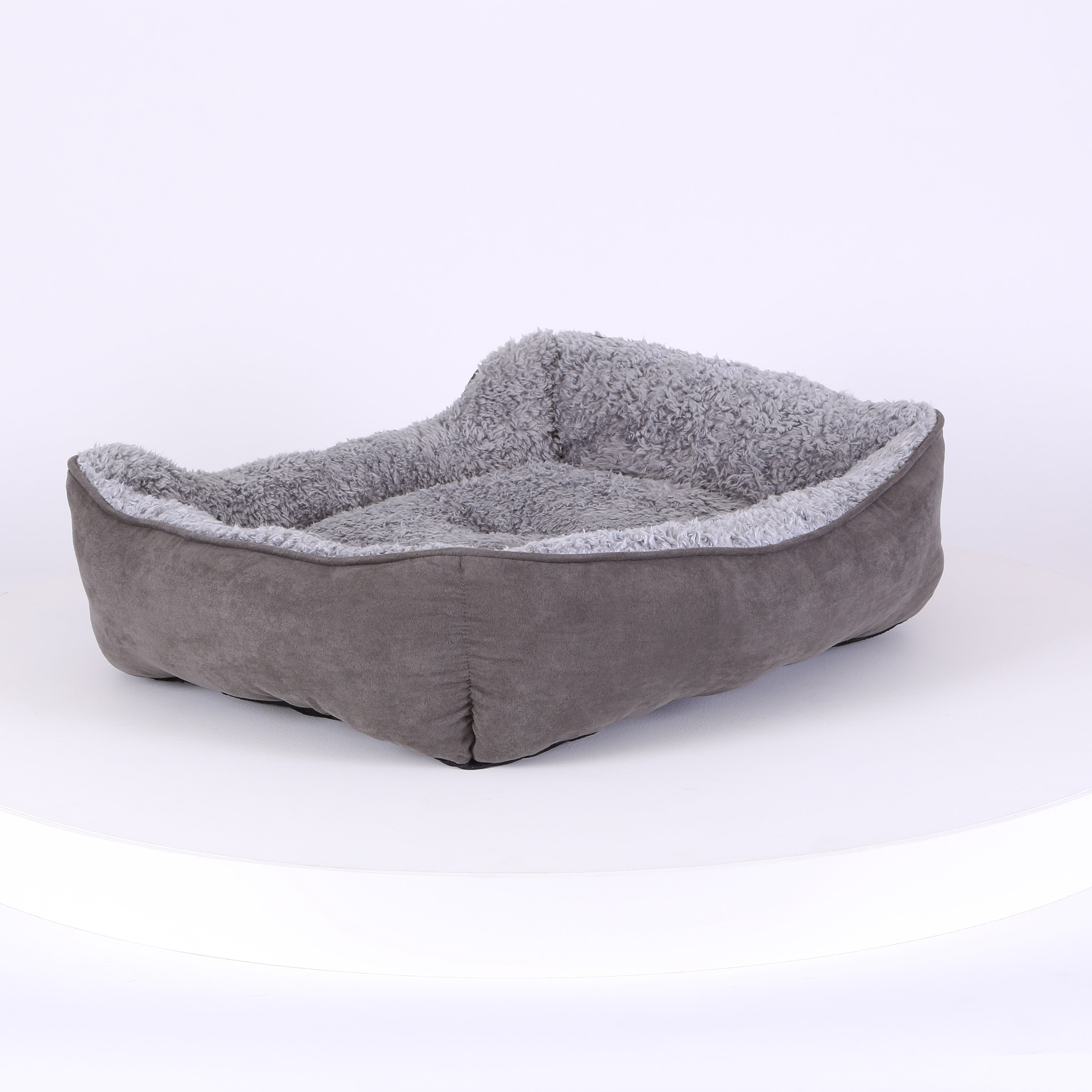 Cosy Soft-Walled Dog Bed - Grey Dog Bed Scruffs® 