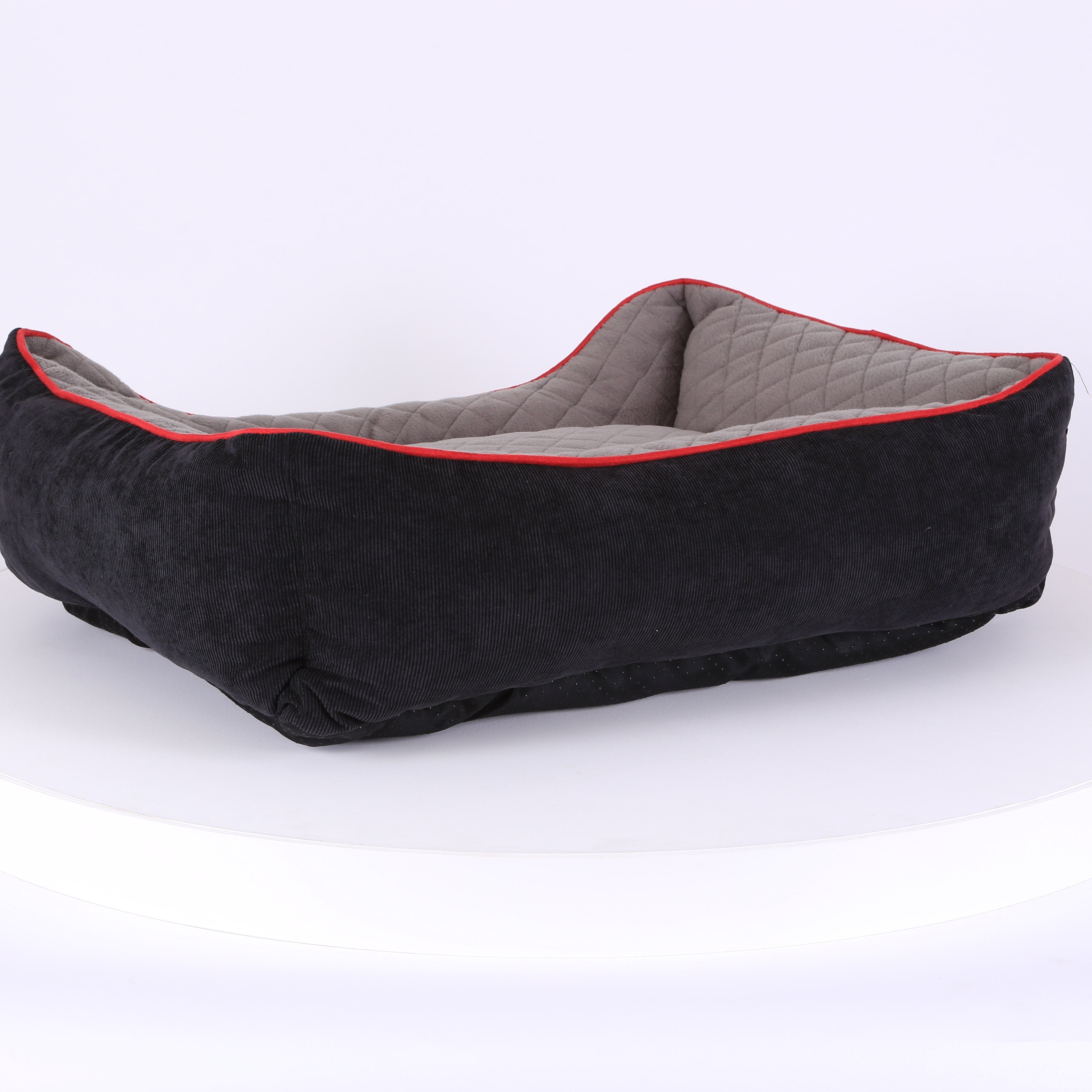 Thermal Box Bed - Black & Grey Dog Bed Scruffs® 