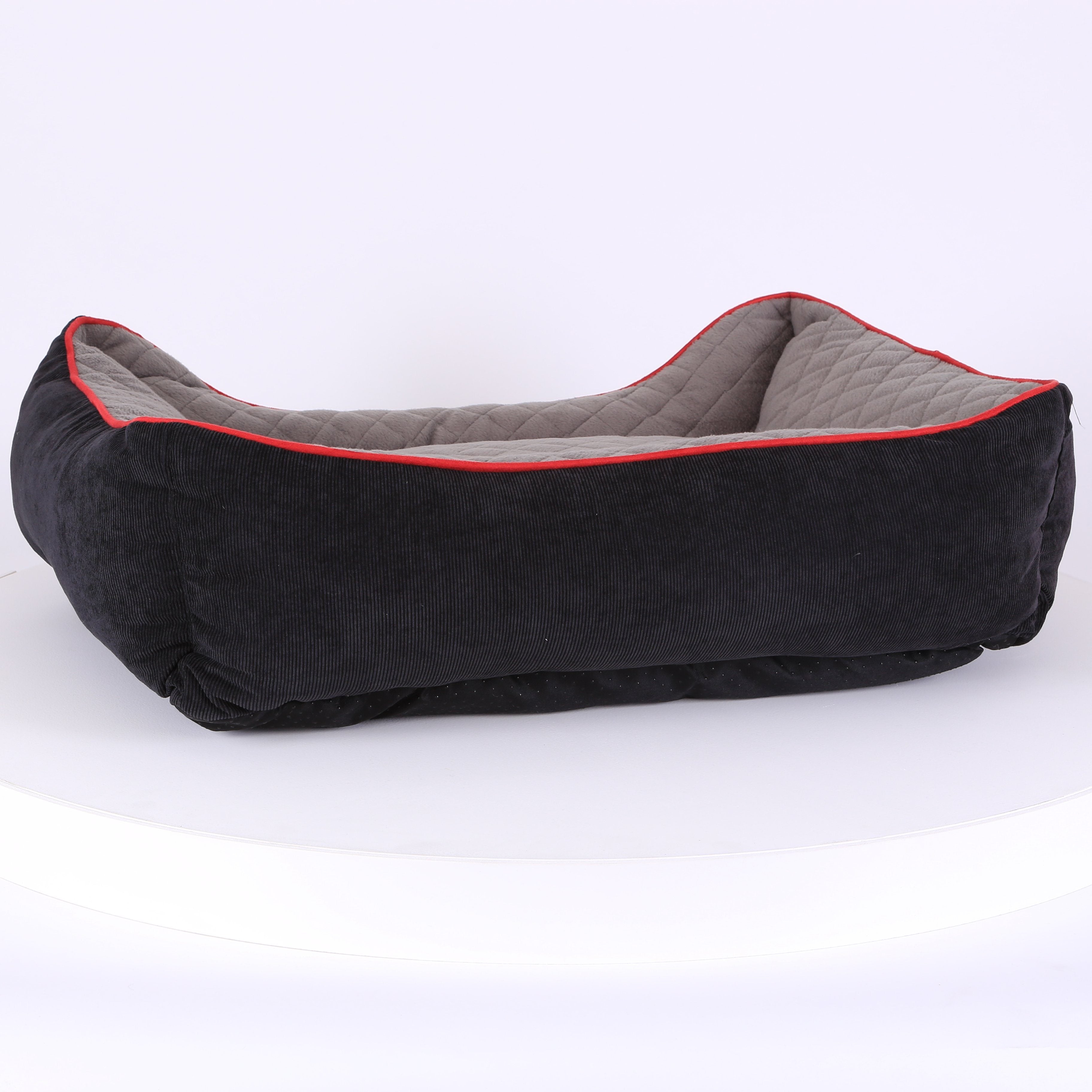 Thermal Box Bed - Black & Grey Dog Bed Scruffs® 
