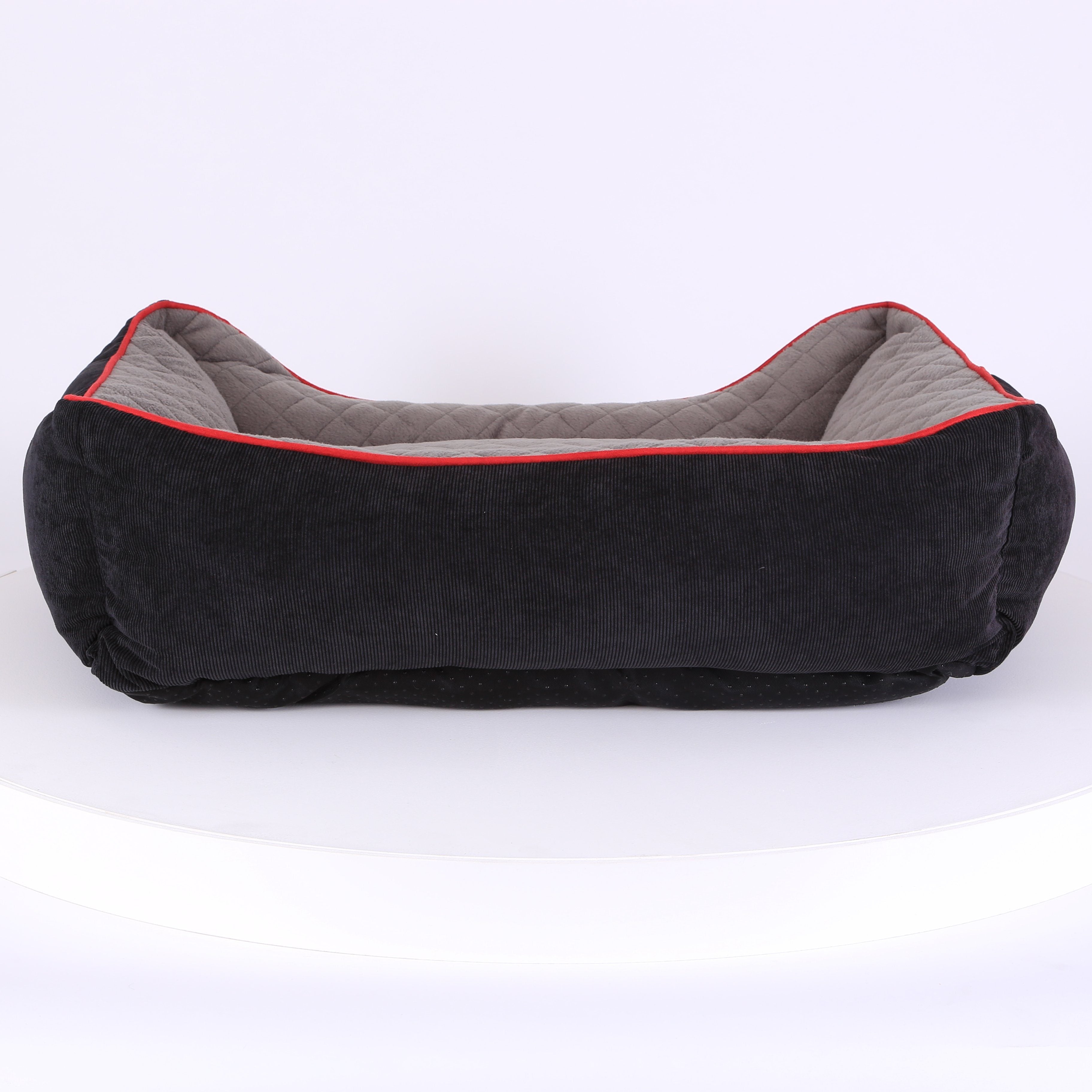 Thermal Box Bed - Black & Grey Dog Bed Scruffs® 