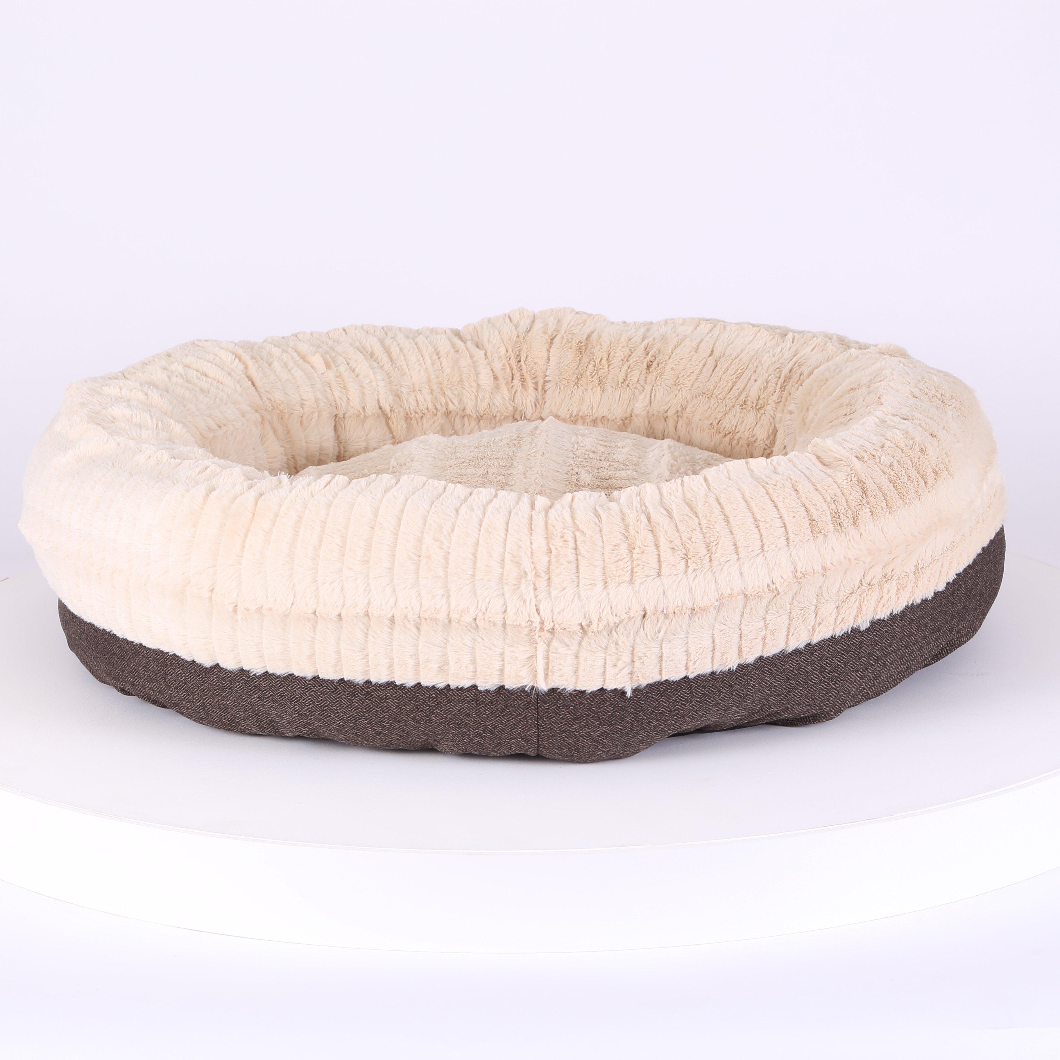 Ellen Donut Bed - Grey Dog Bed Scruffs® 