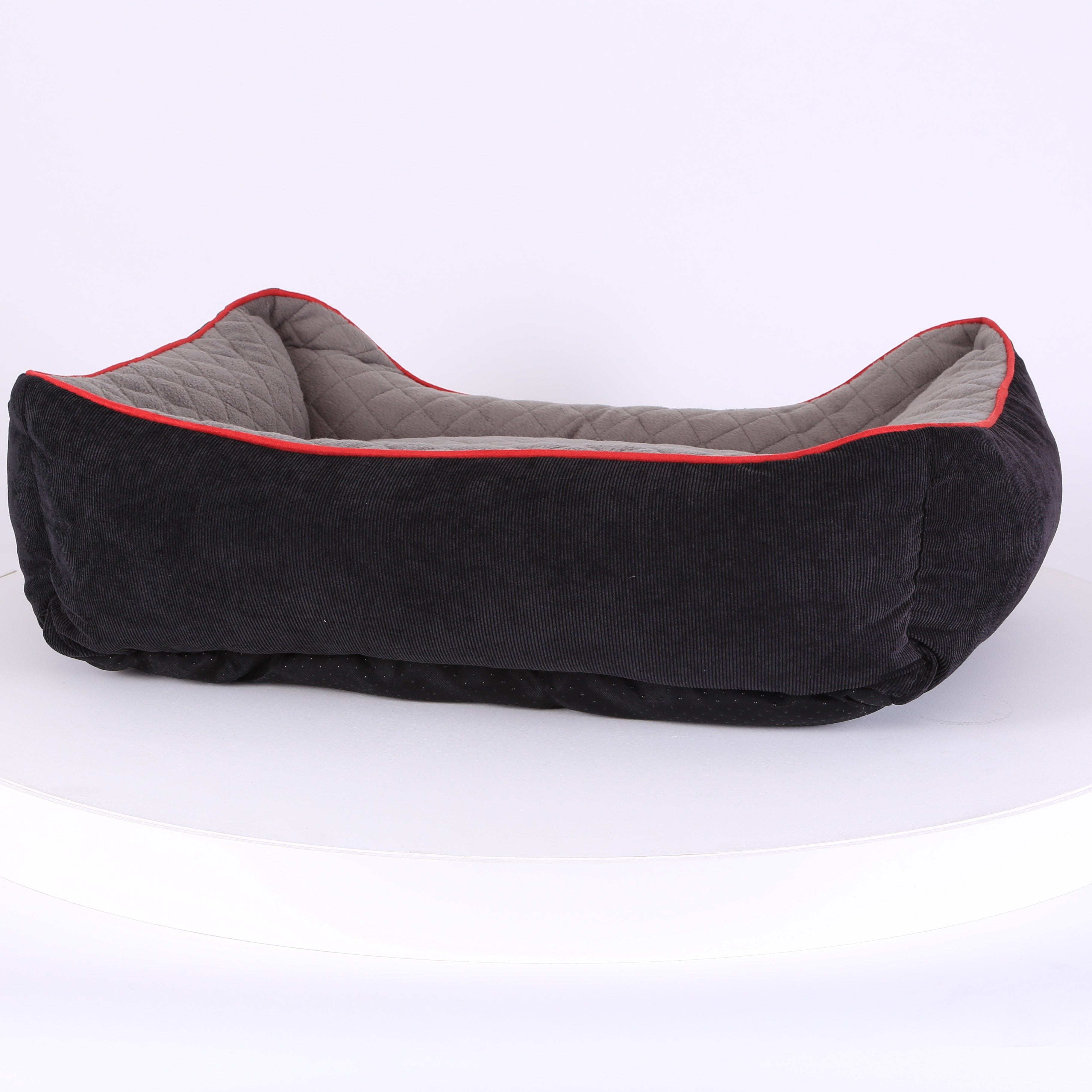 Thermal Box Bed - Black & Grey Dog Bed Scruffs® 