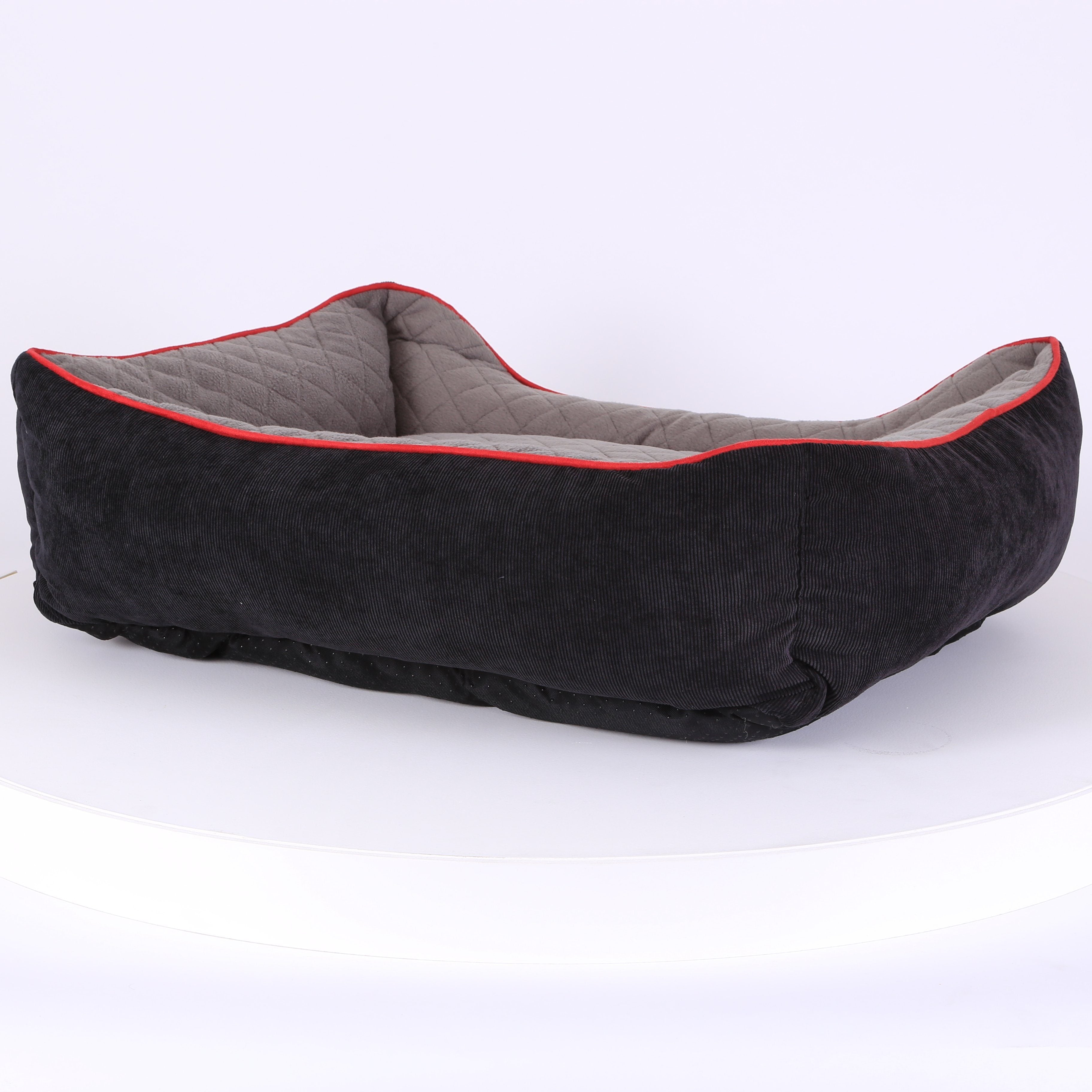 Thermal Box Bed - Black & Grey Dog Bed Scruffs® 