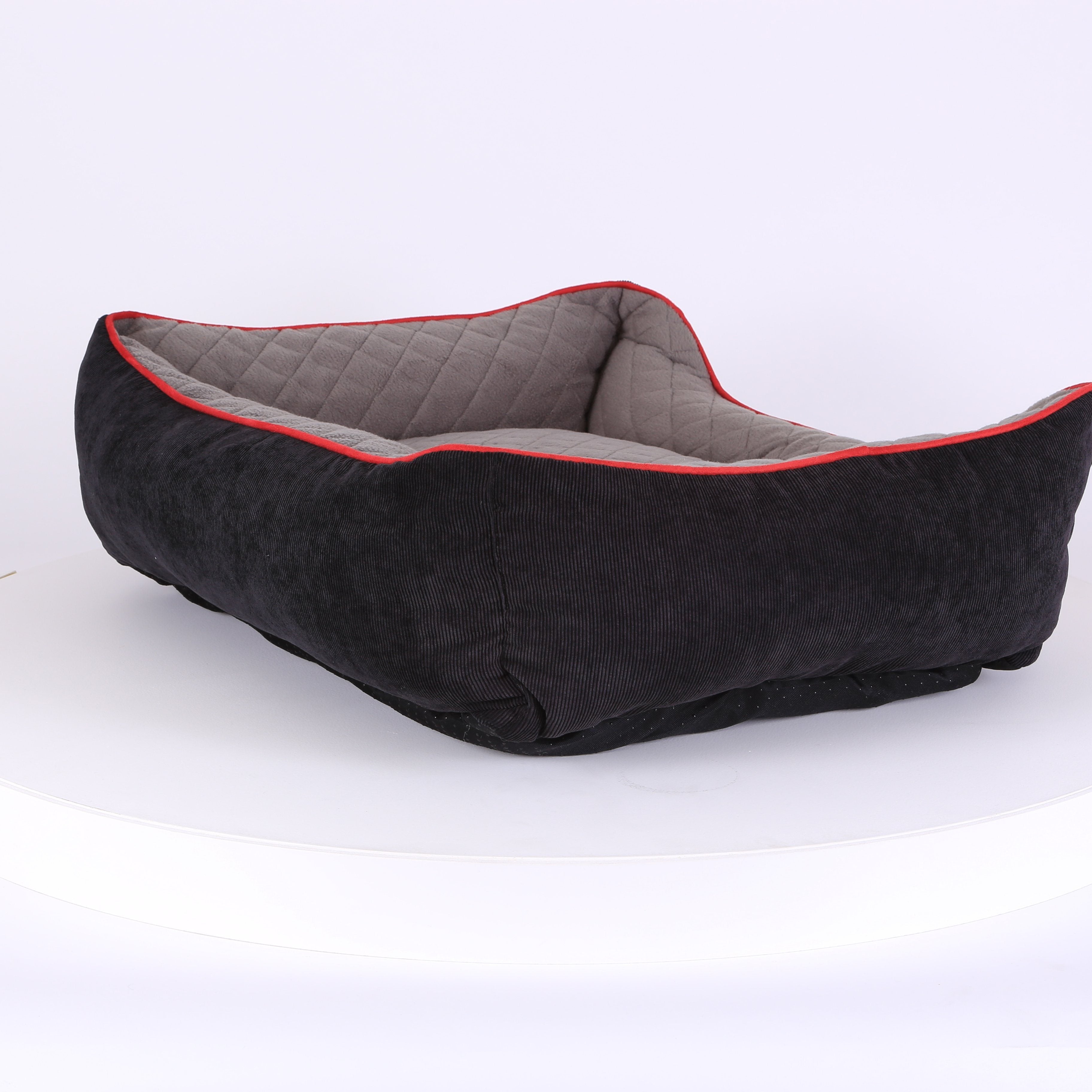 Thermal Box Bed - Black & Grey Dog Bed Scruffs® 