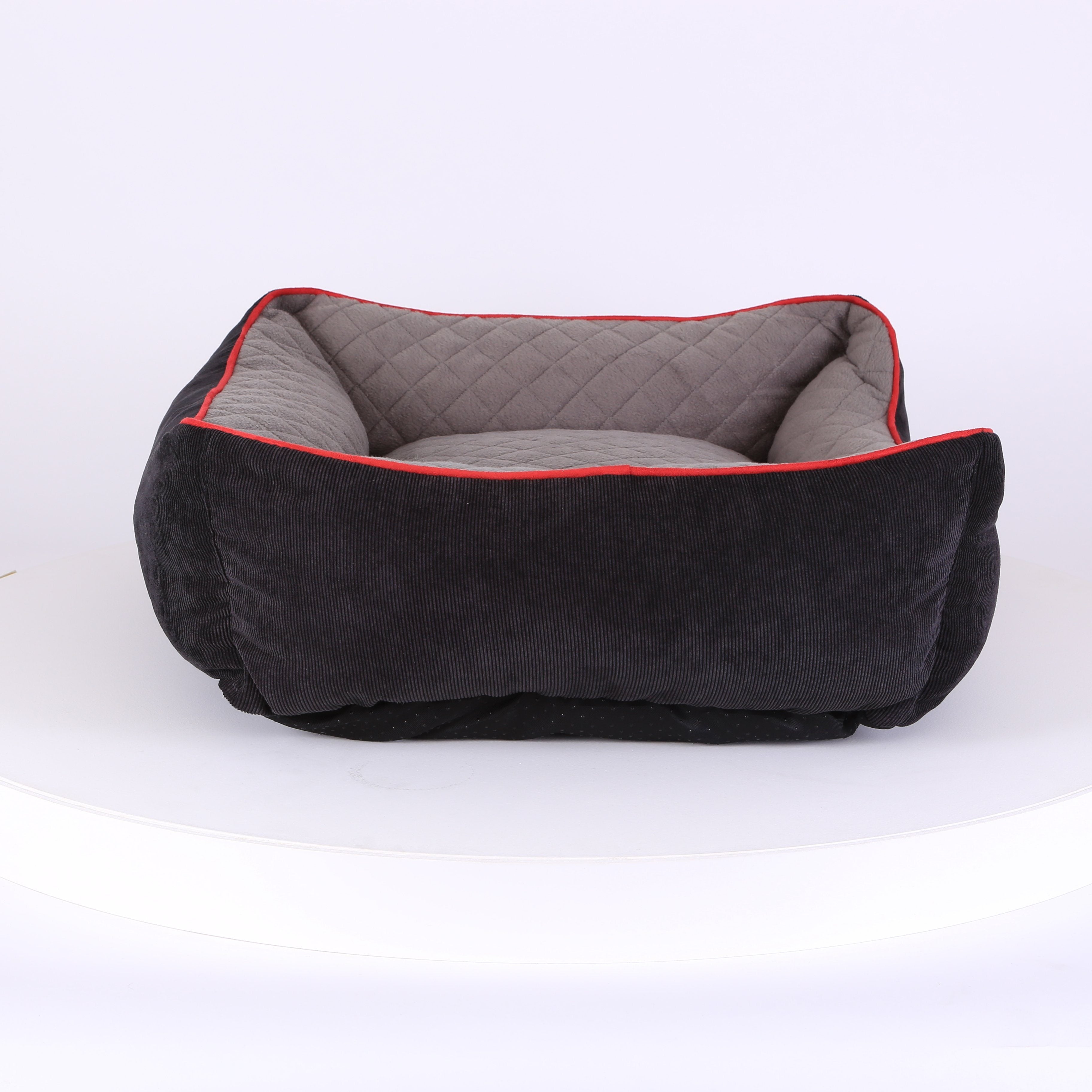 Thermal Box Bed - Black & Grey Dog Bed Scruffs® 