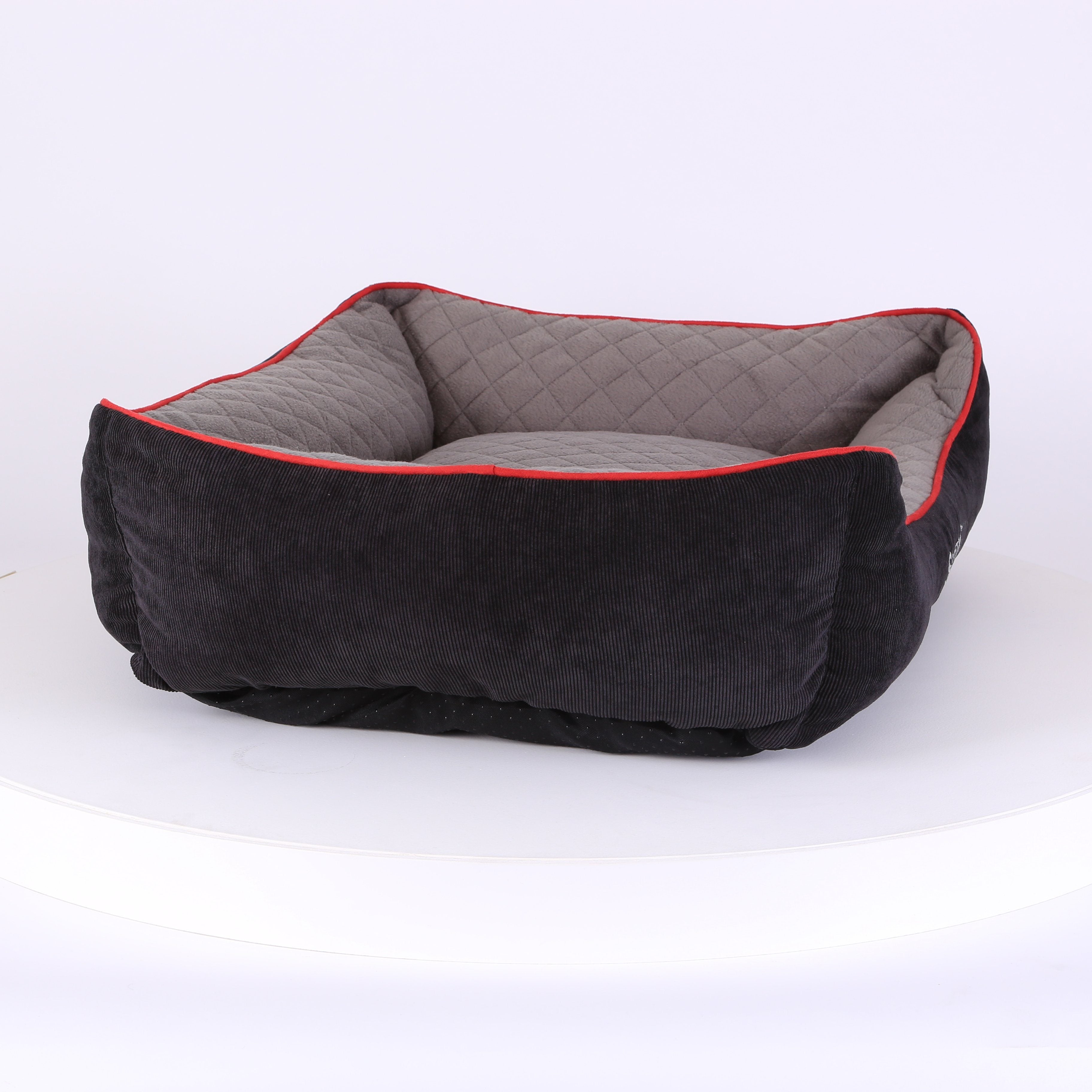 Thermal Box Bed - Black & Grey Dog Bed Scruffs® 