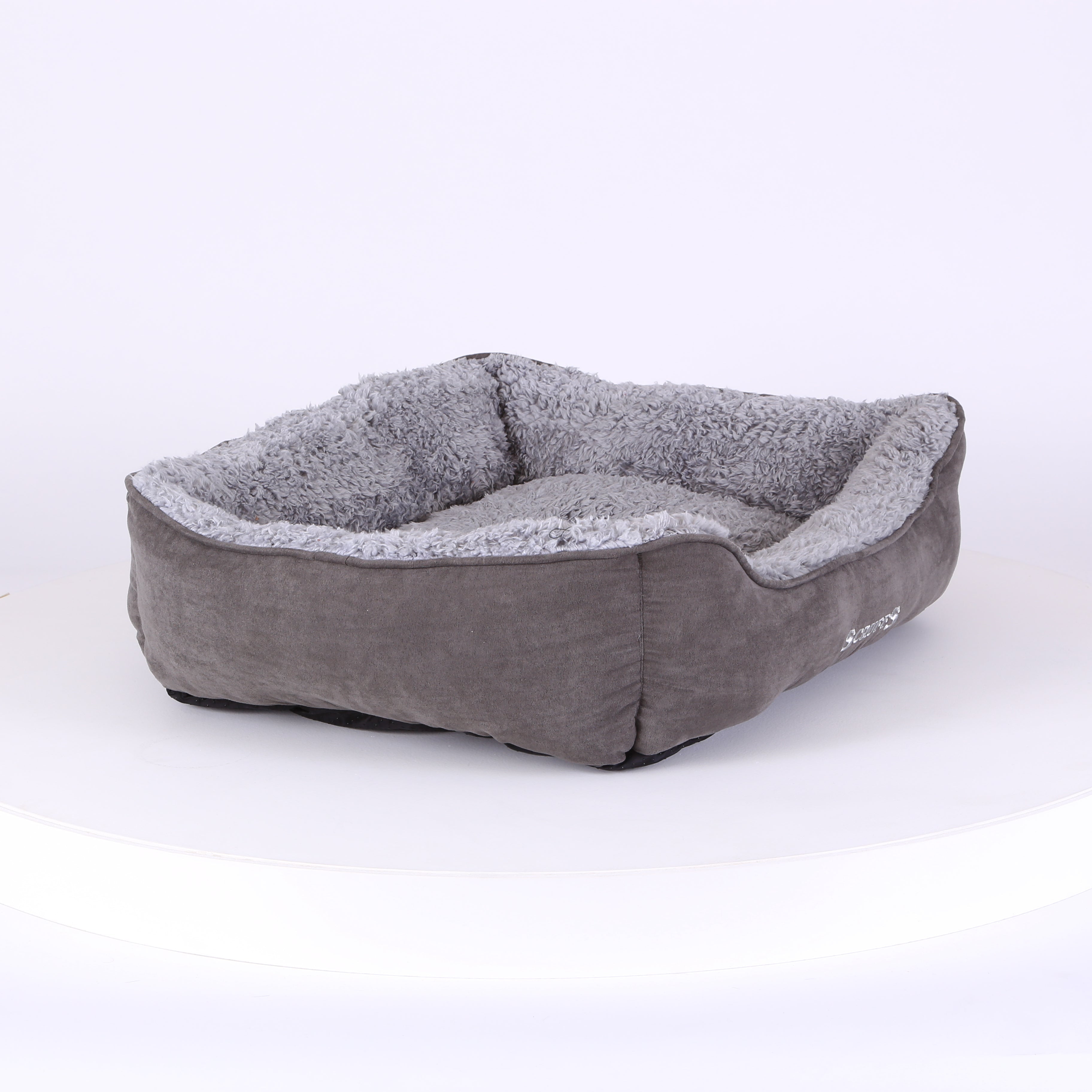 Cosy Soft-Walled Dog Bed - Grey Dog Bed Scruffs® 