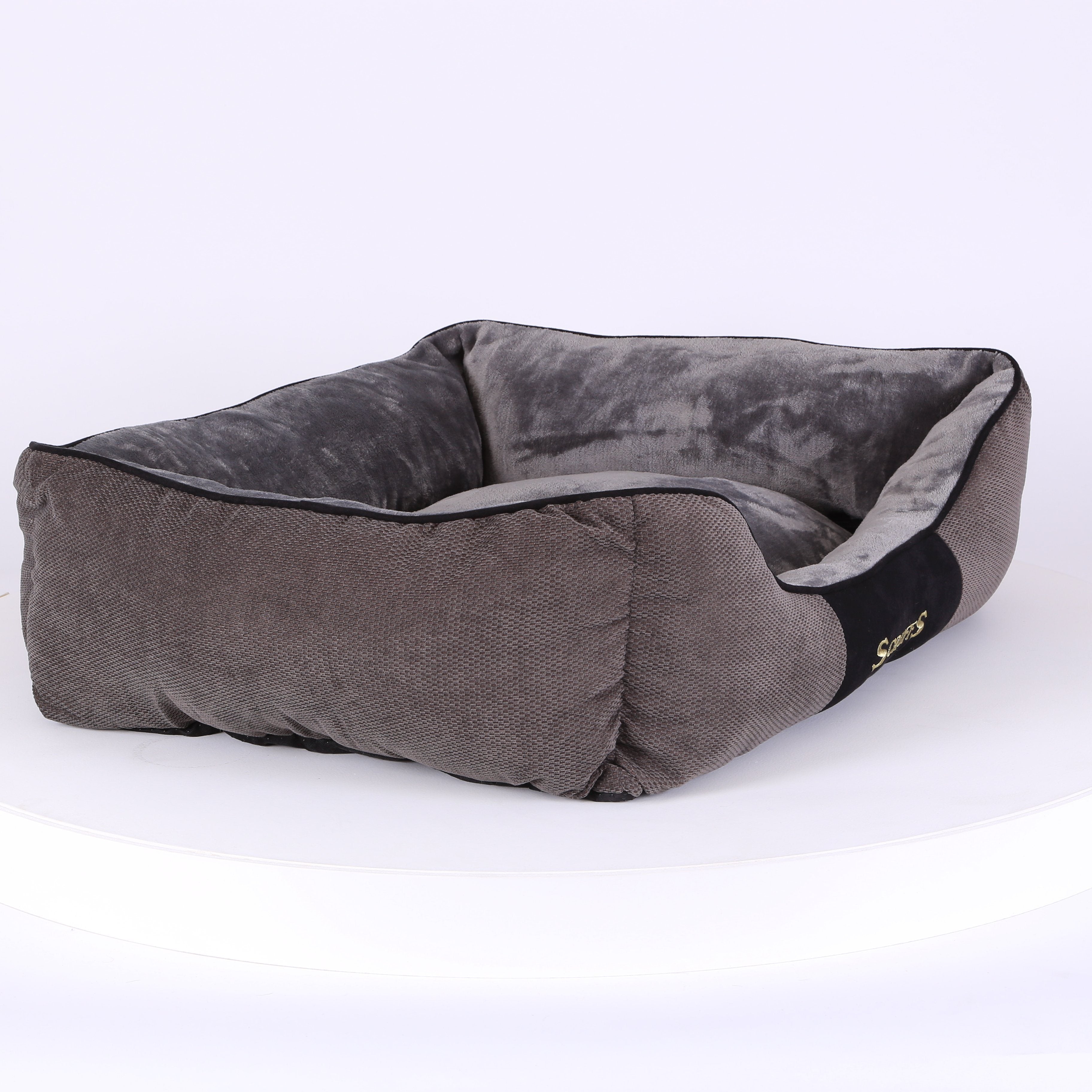 Chester Box Dog Bed - Graphite Grey Dog Bed Scruffs® 