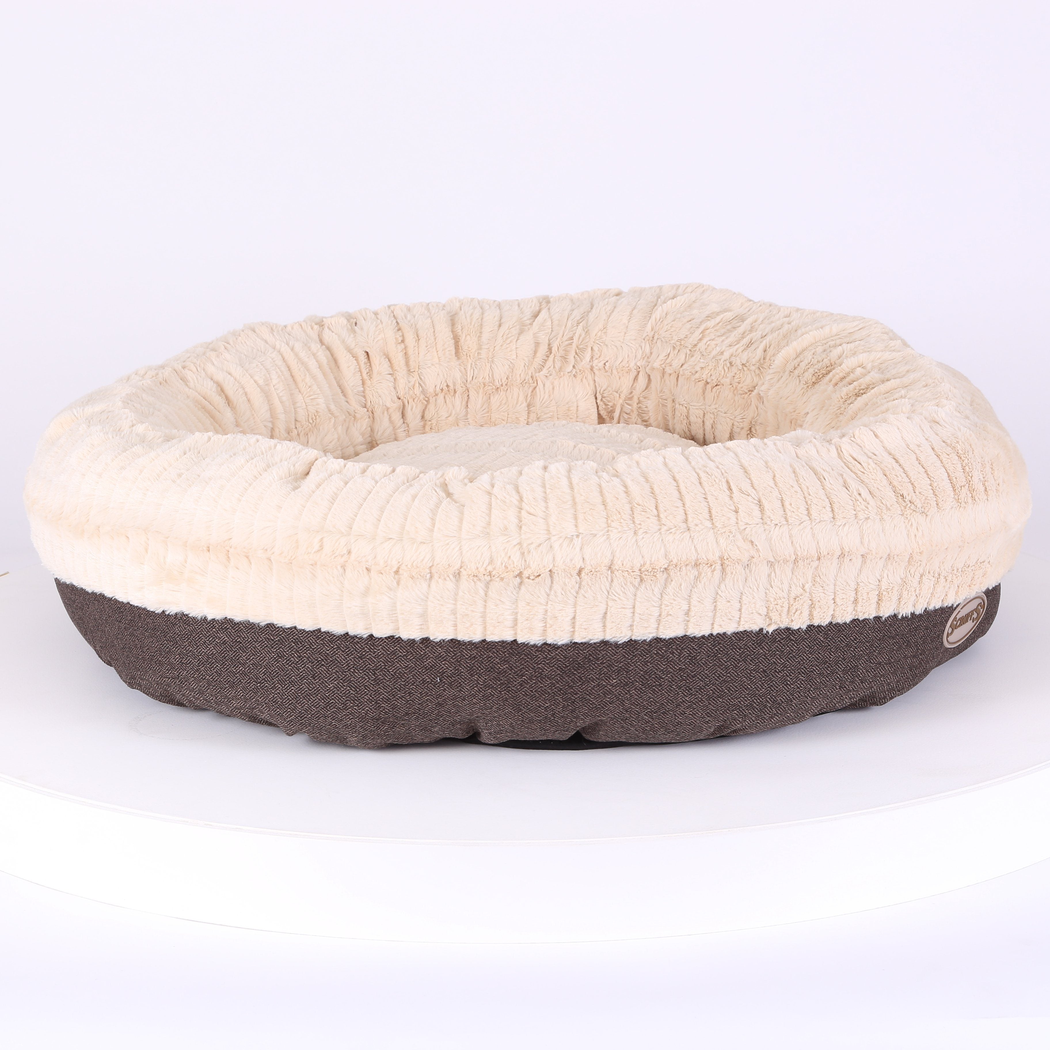 Ellen Donut Bed - Grey Dog Bed Scruffs® 