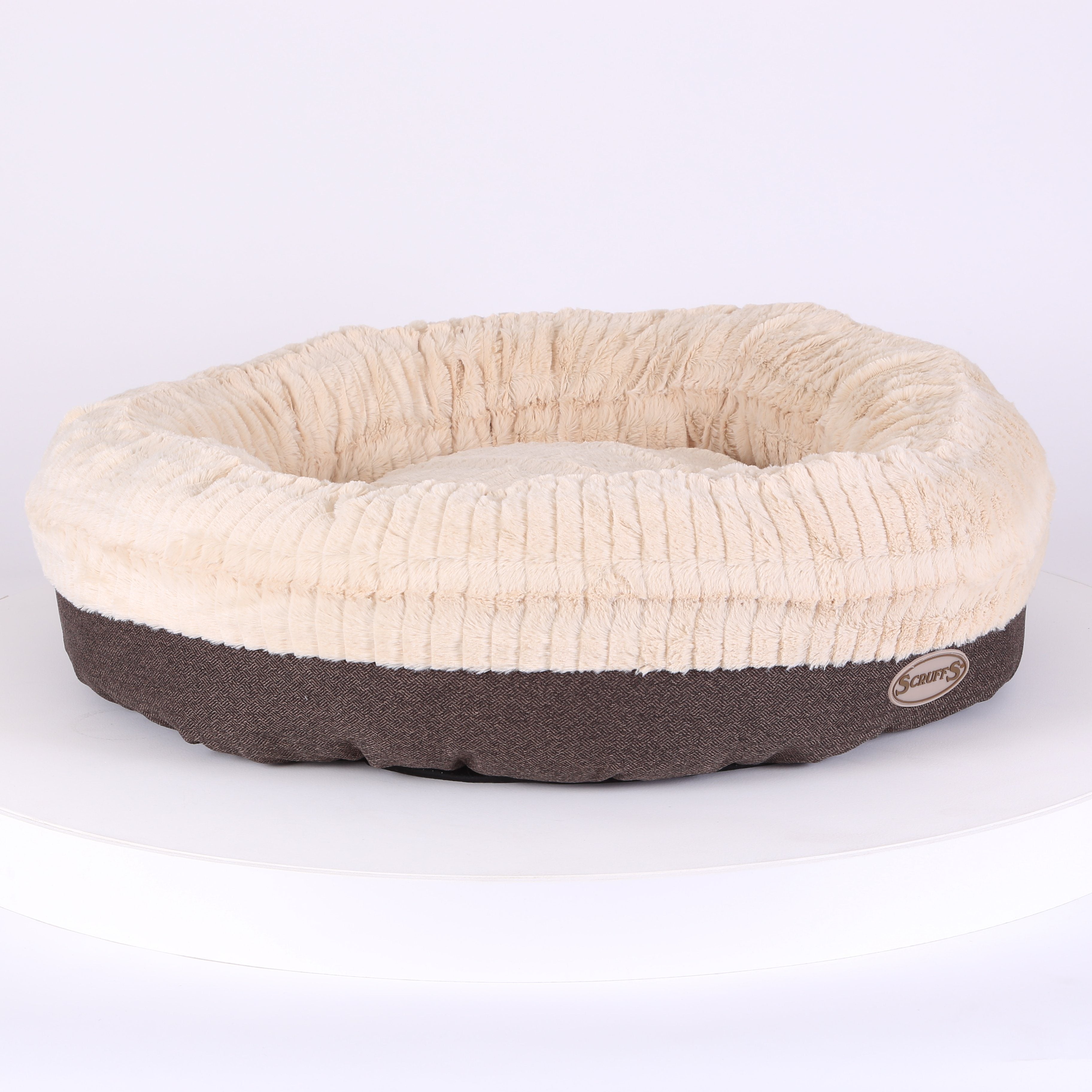 Ellen Donut Bed - Grey Dog Bed Scruffs® 