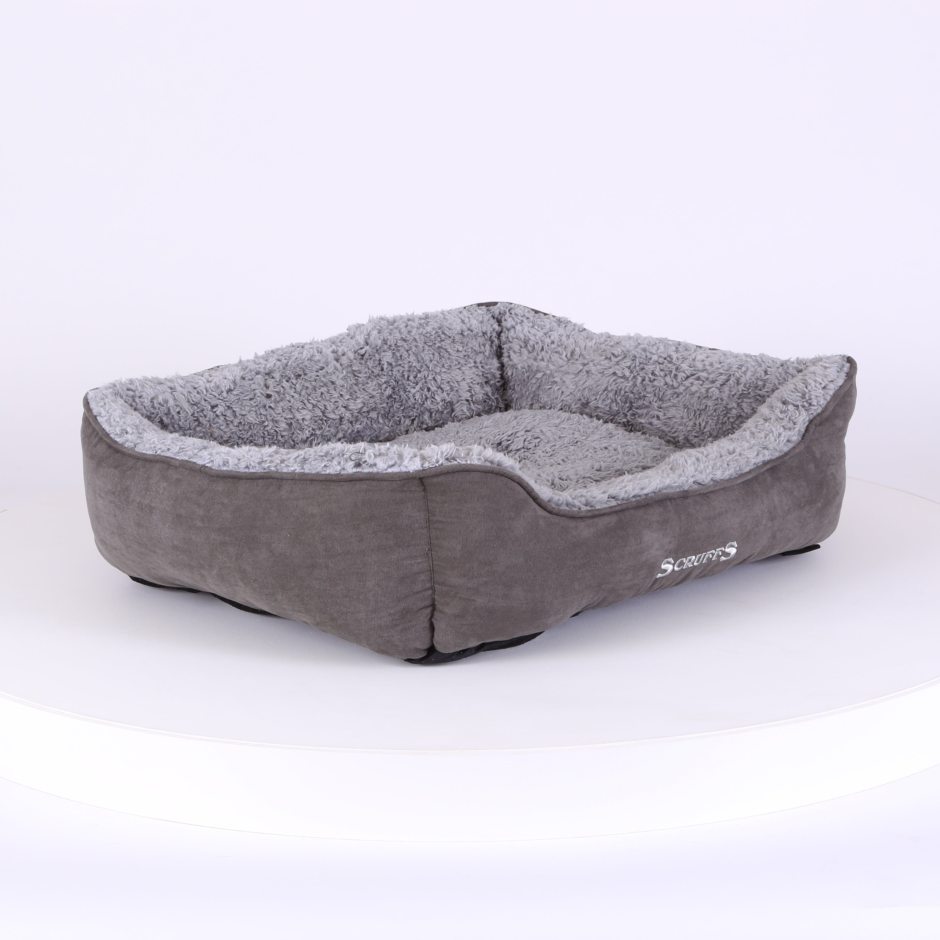 Cosy Soft-Walled Dog Bed - Grey Dog Bed Scruffs® 