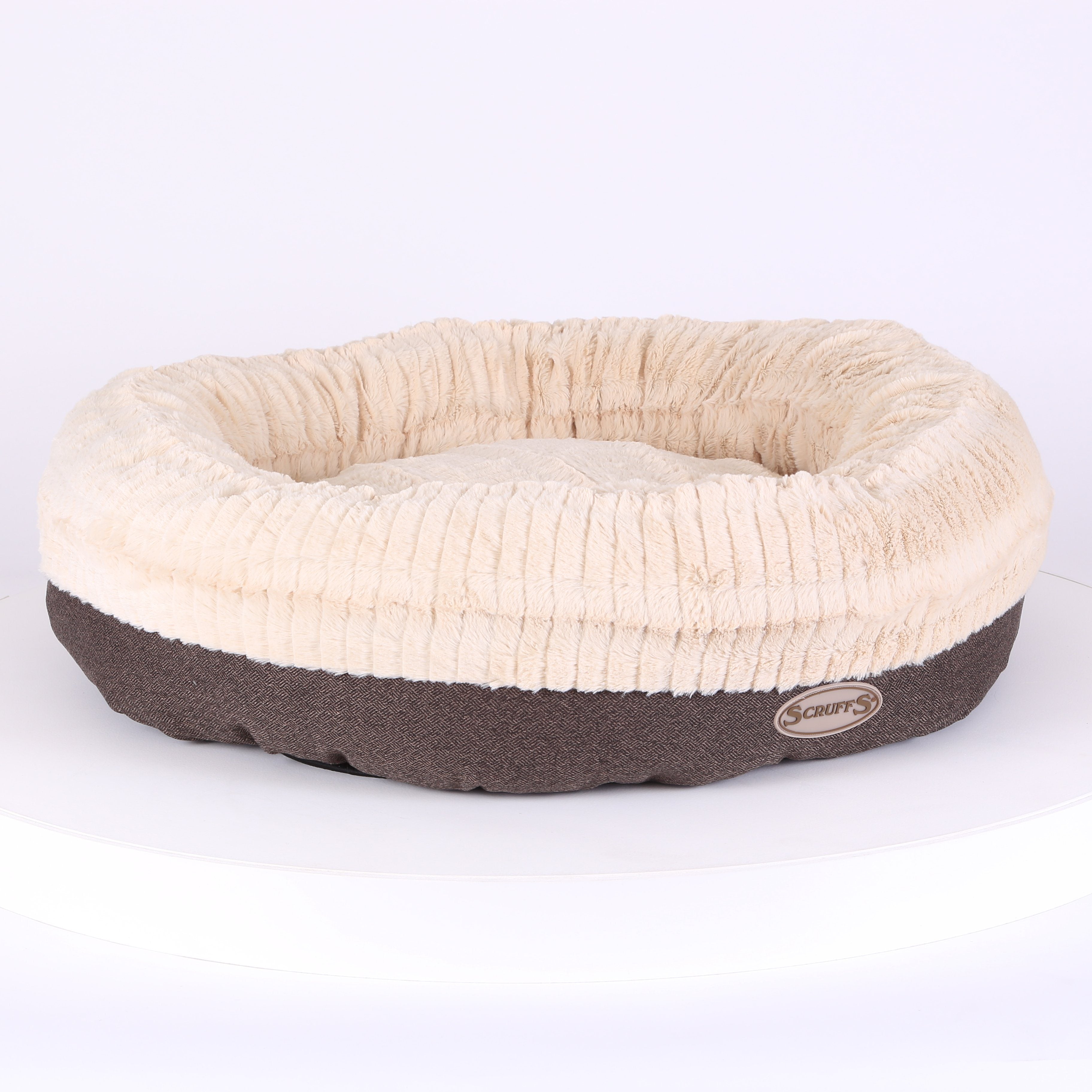 Ellen Donut Bed - Grey Dog Bed Scruffs® 