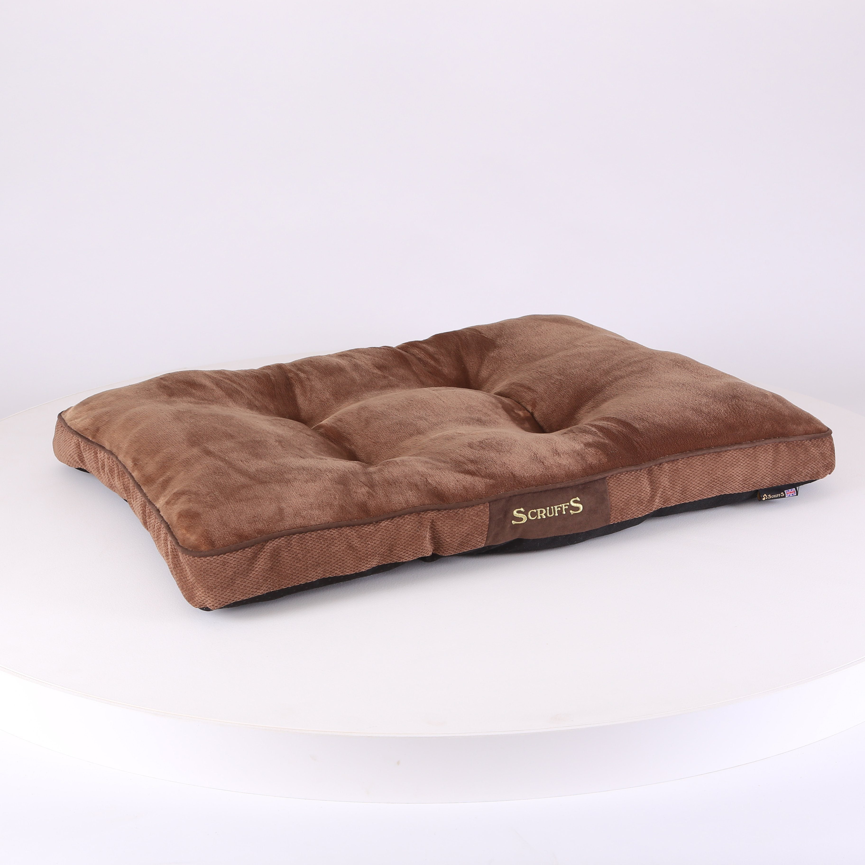 Chester Mattress - Chocolate Brown Dog Bed Scruffs® 