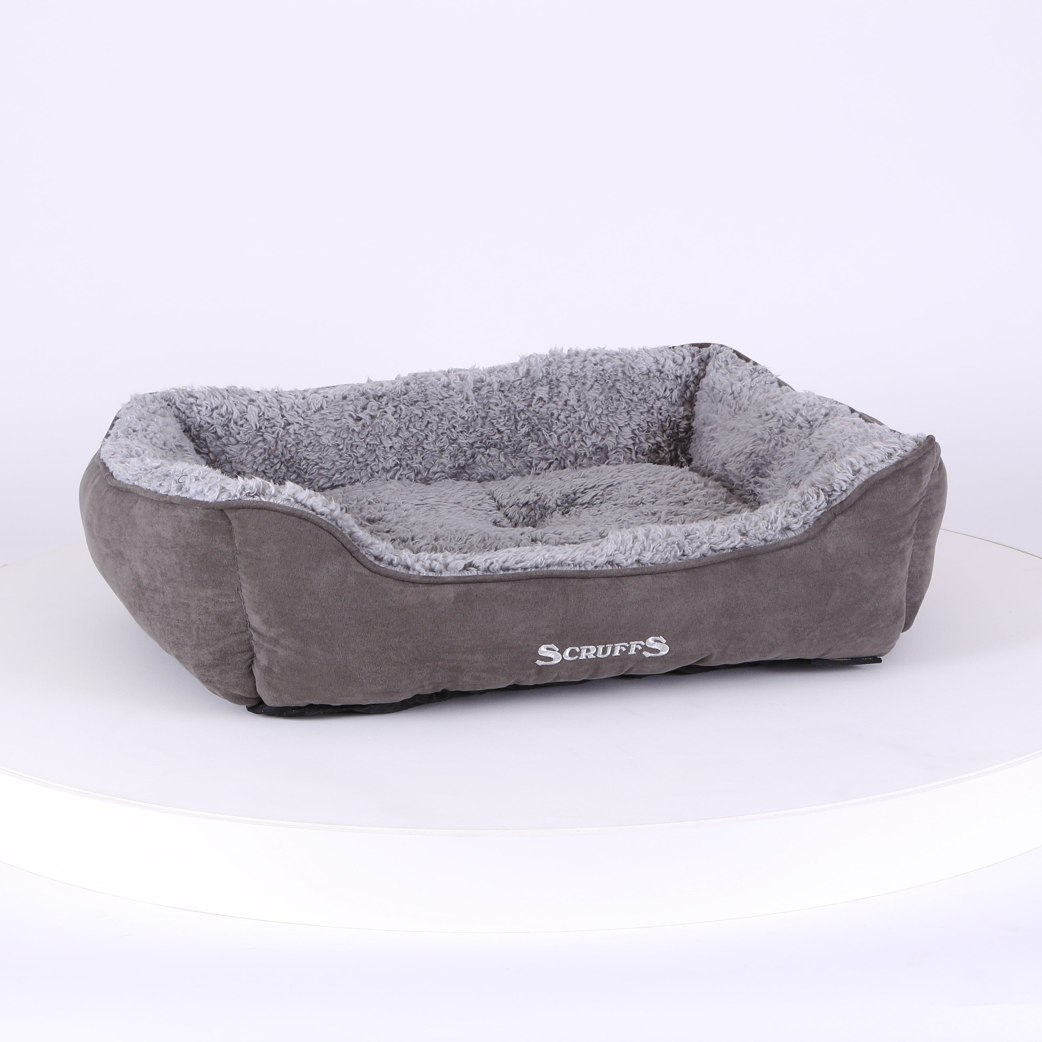 Cosy Soft-Walled Dog Bed - Grey Dog Bed Scruffs® 