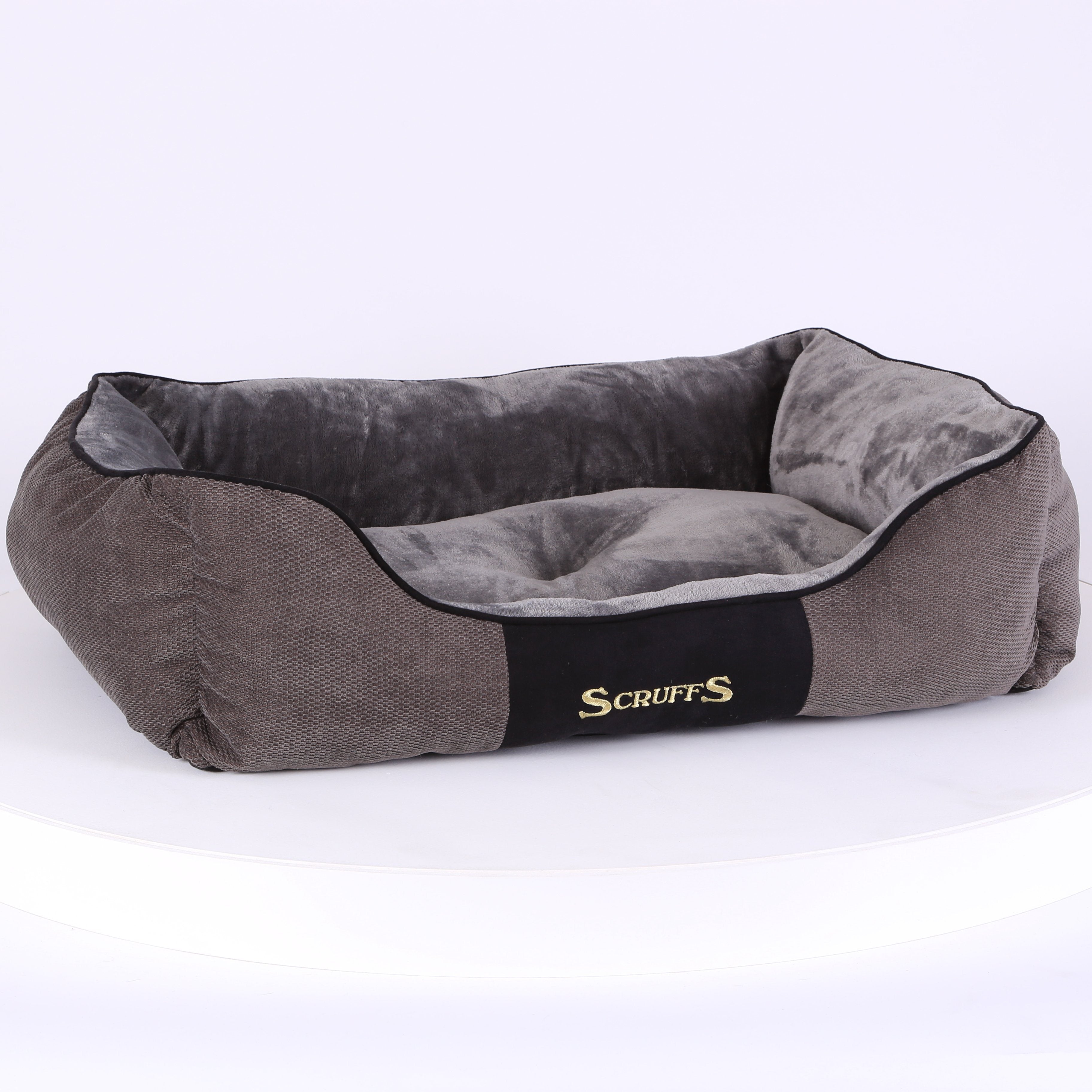 Chester Box Dog Bed - Graphite Grey Dog Bed Scruffs® 