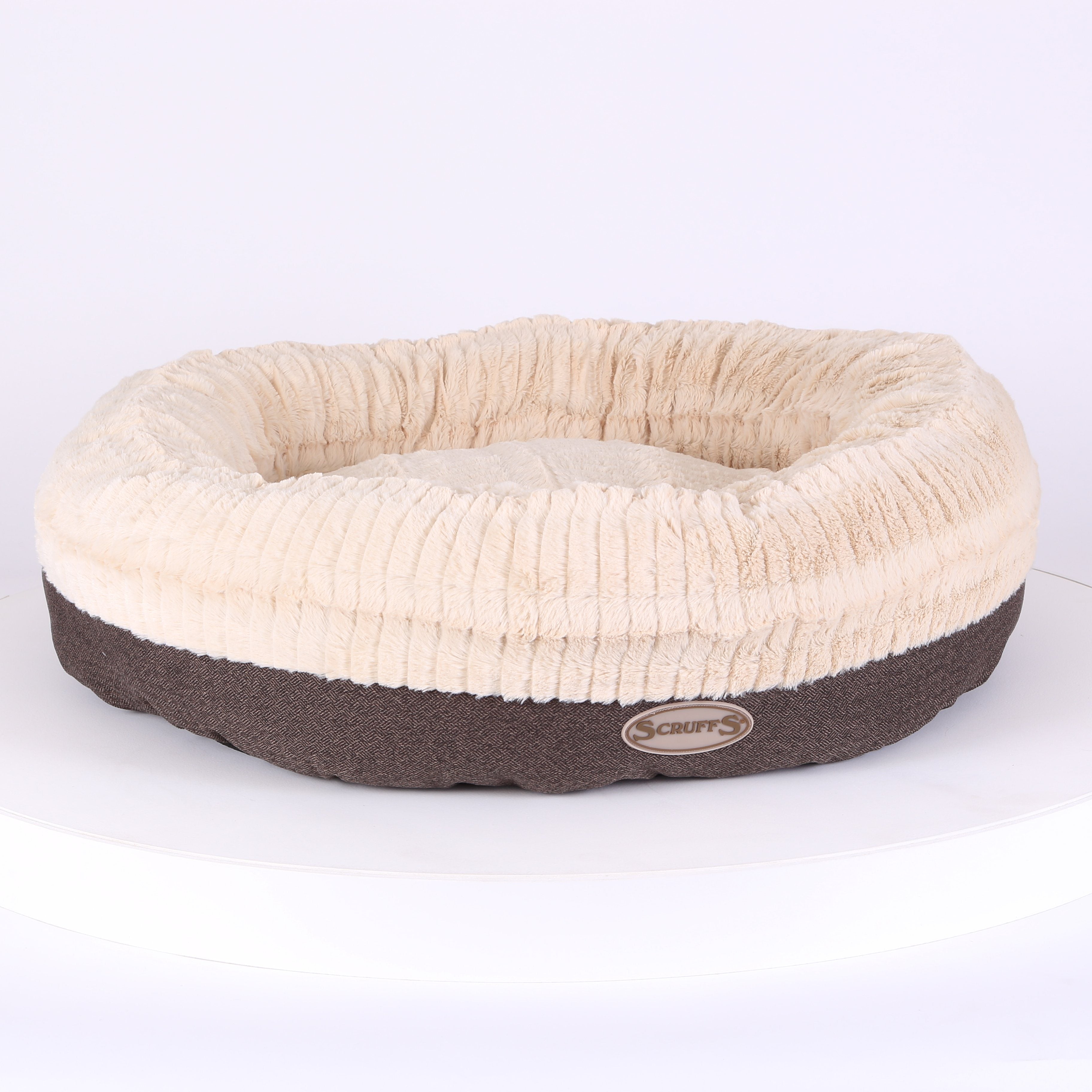 Ellen Donut Bed - Grey Dog Bed Scruffs® 